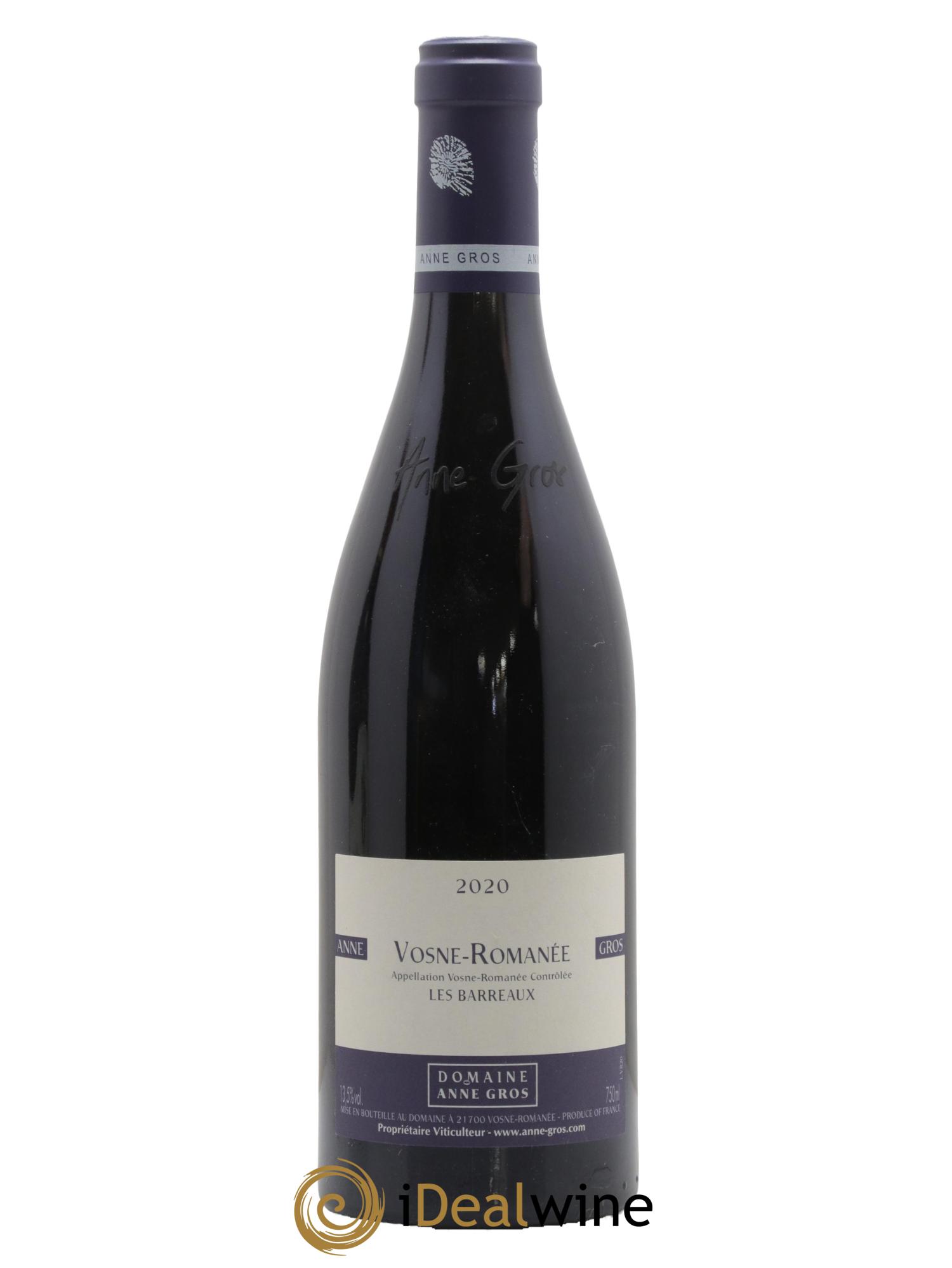 Vosne-Romanée Les Barreaux Anne Gros 2020 - Lotto di 1 bottiglia - 0