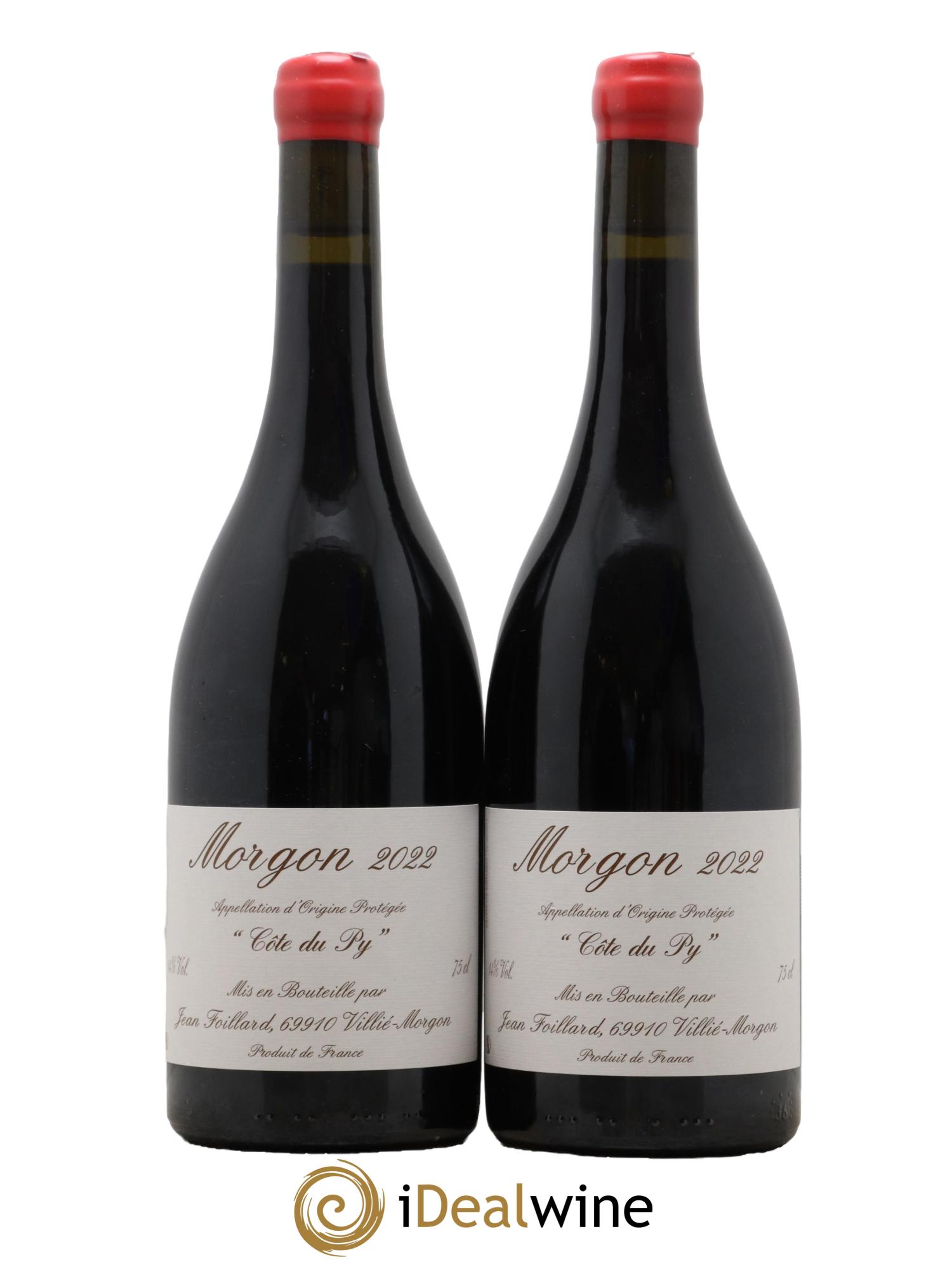 Morgon Côte du Py Jean Foillard 2022 - Lot de 2 bouteilles - 0