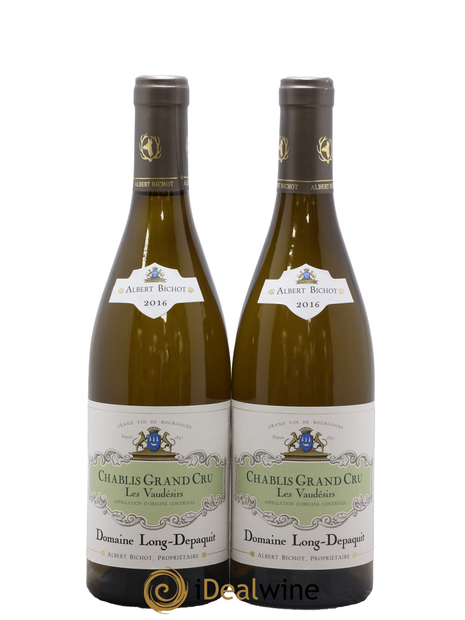 Chablis Grand Cru Vaudésir Long Depaquit - Albert Bichot (Domaine) 2016 - Lot de 2 bouteilles - 0
