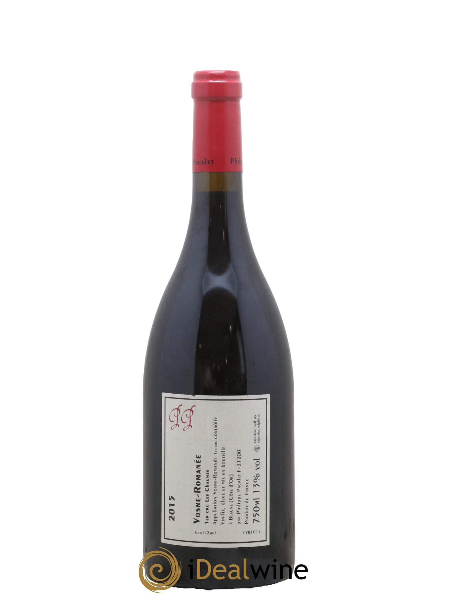 Vosne-Romanée 1er Cru Les Chaumes Philippe Pacalet 2015 - Lotto di 1 bottiglia - 1