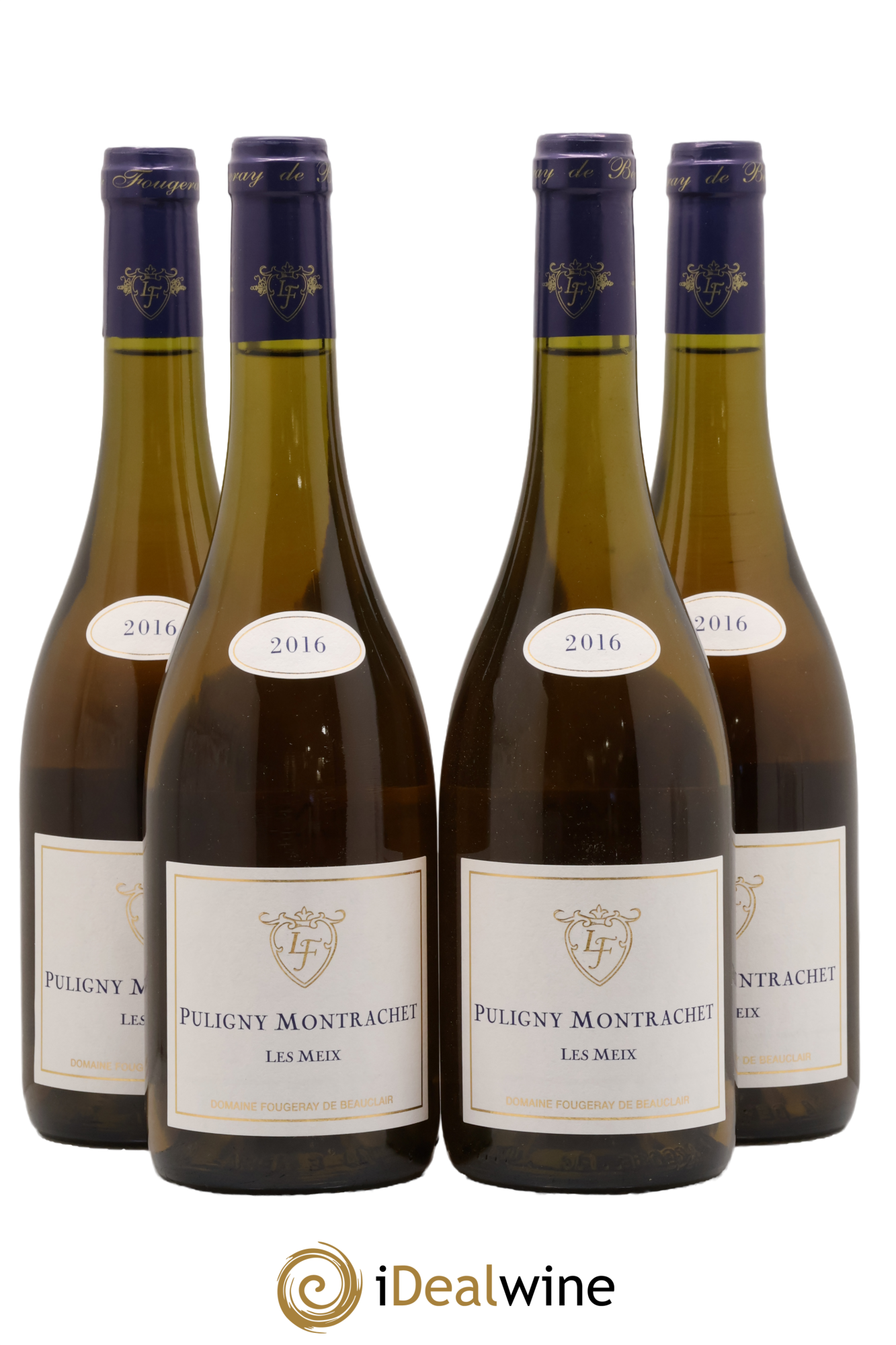 Puligny-Montrachet Les Meix Fougeray de Beauclair 2016 - Lotto di 4 bottiglie - 0