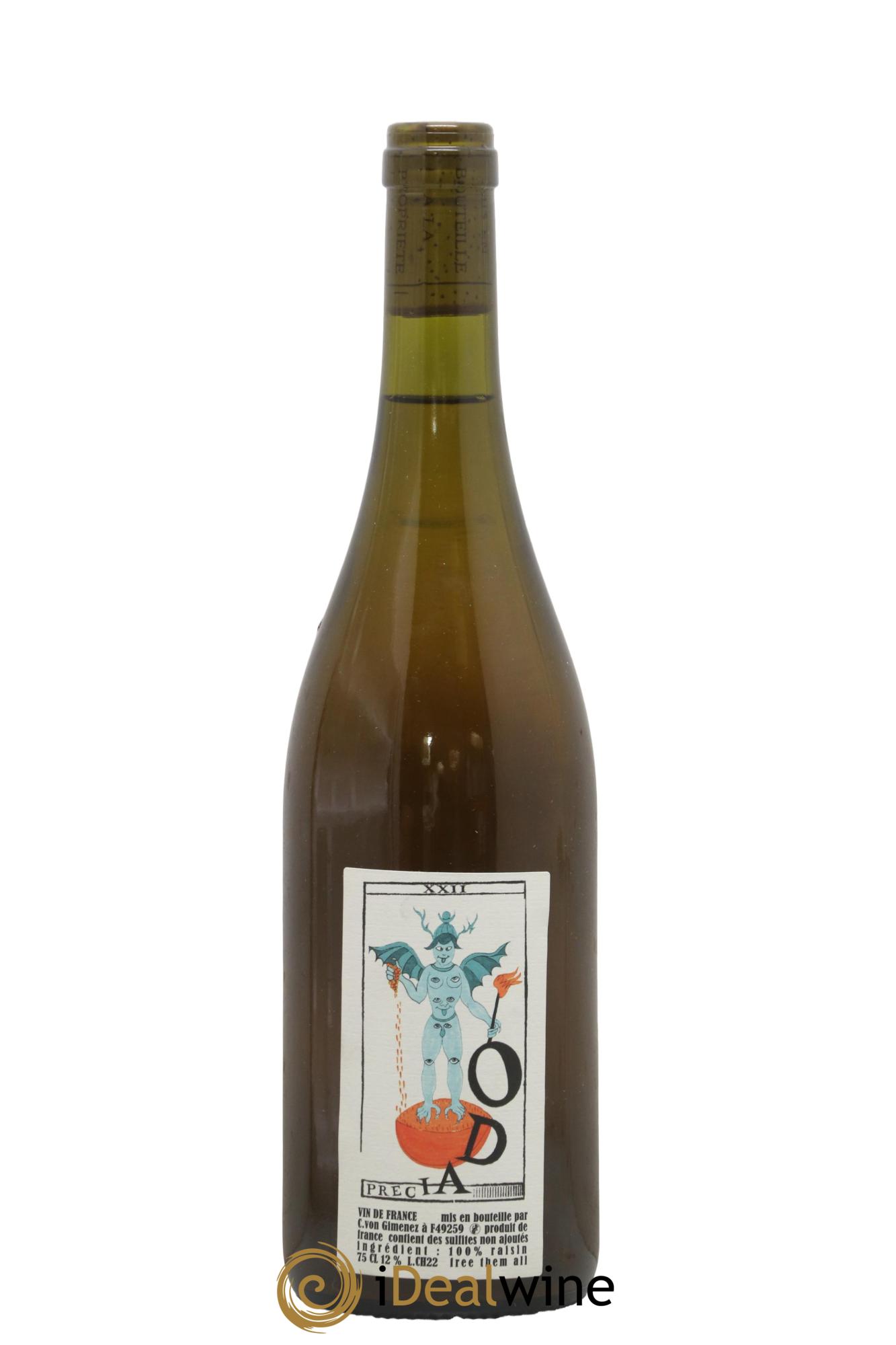 Vin de France Preciado Caroline Gimenez 2022 - Lot de 1 bouteille - 0