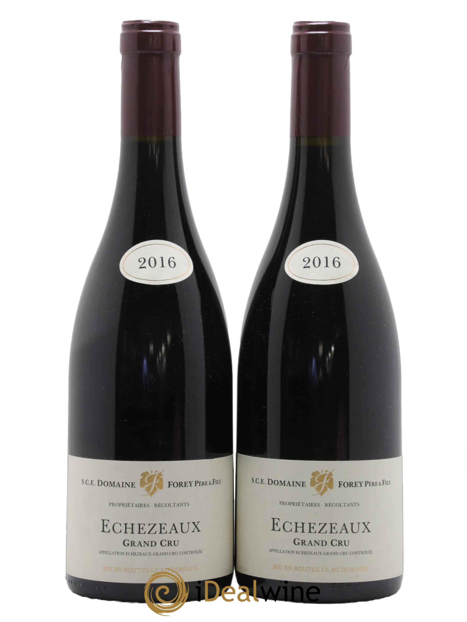 Echezeaux Grand Cru Forey Père et Fils (Domaine) 2016 - Lot de 2 bouteilles - 0