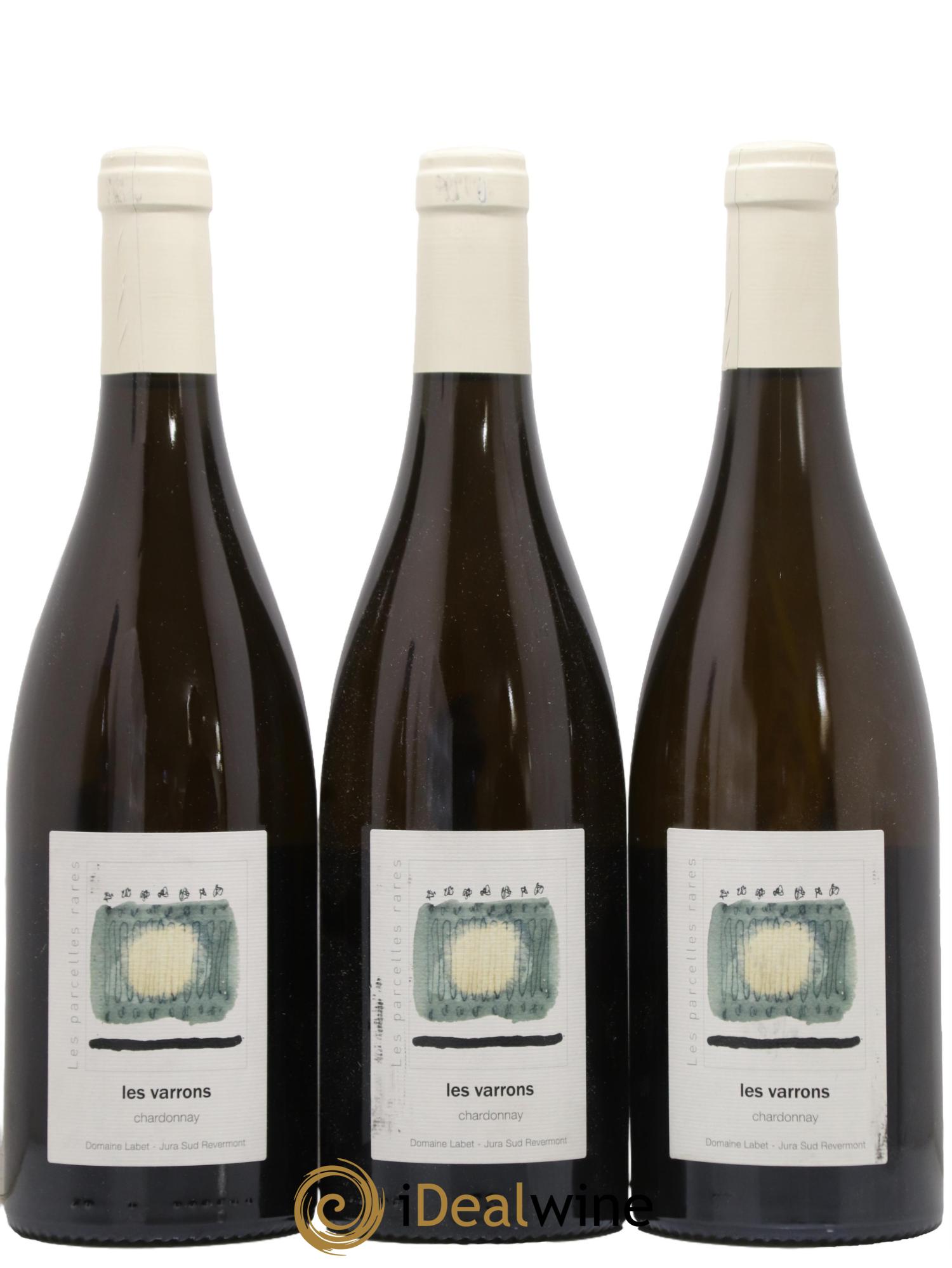 Côtes du Jura Chardonnay Les Varrons Romain - Julien - Charline Labet 2016 - Lot de 3 bouteilles - 0