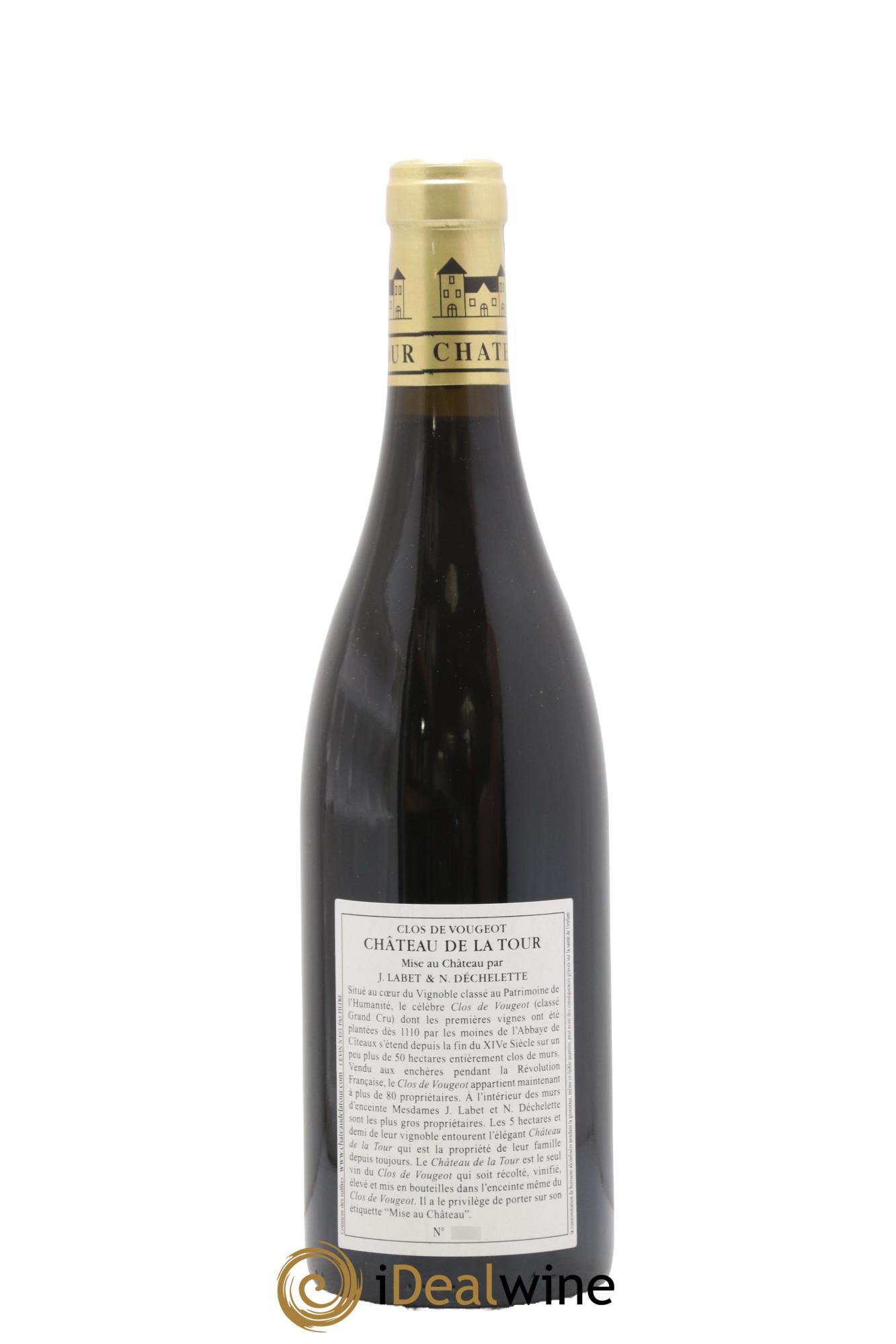 Clos de Vougeot Grand Cru Vieilles Vignes Château de La Tour 2016 - Posten von 1 Flasche - 1