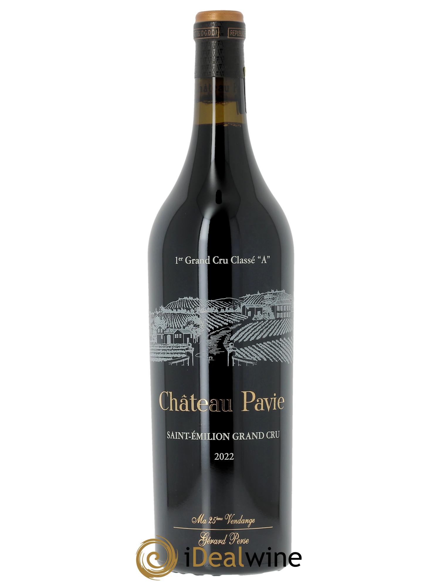 Château Pavie 1er Grand Cru Classé A (Cassetta in legno a partire da 3 bt) 2022 - Lotto di 1 bottiglia - 0