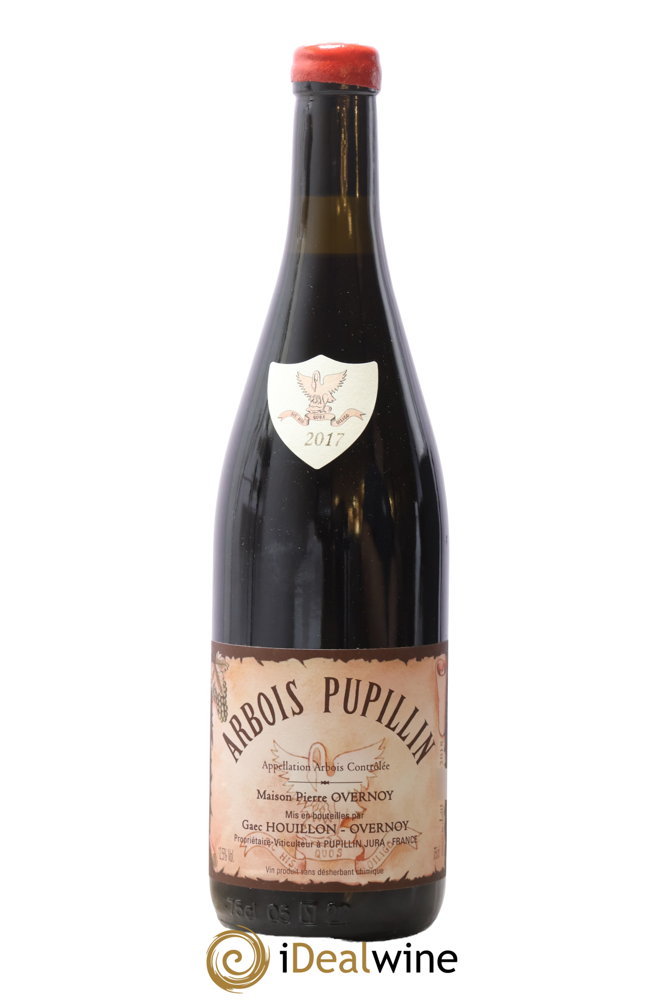 Arbois-Pupillin Poulsard (cire rouge) Overnoy-Houillon (Domaine) 2017 - Lotto di 1 bottiglia - 0