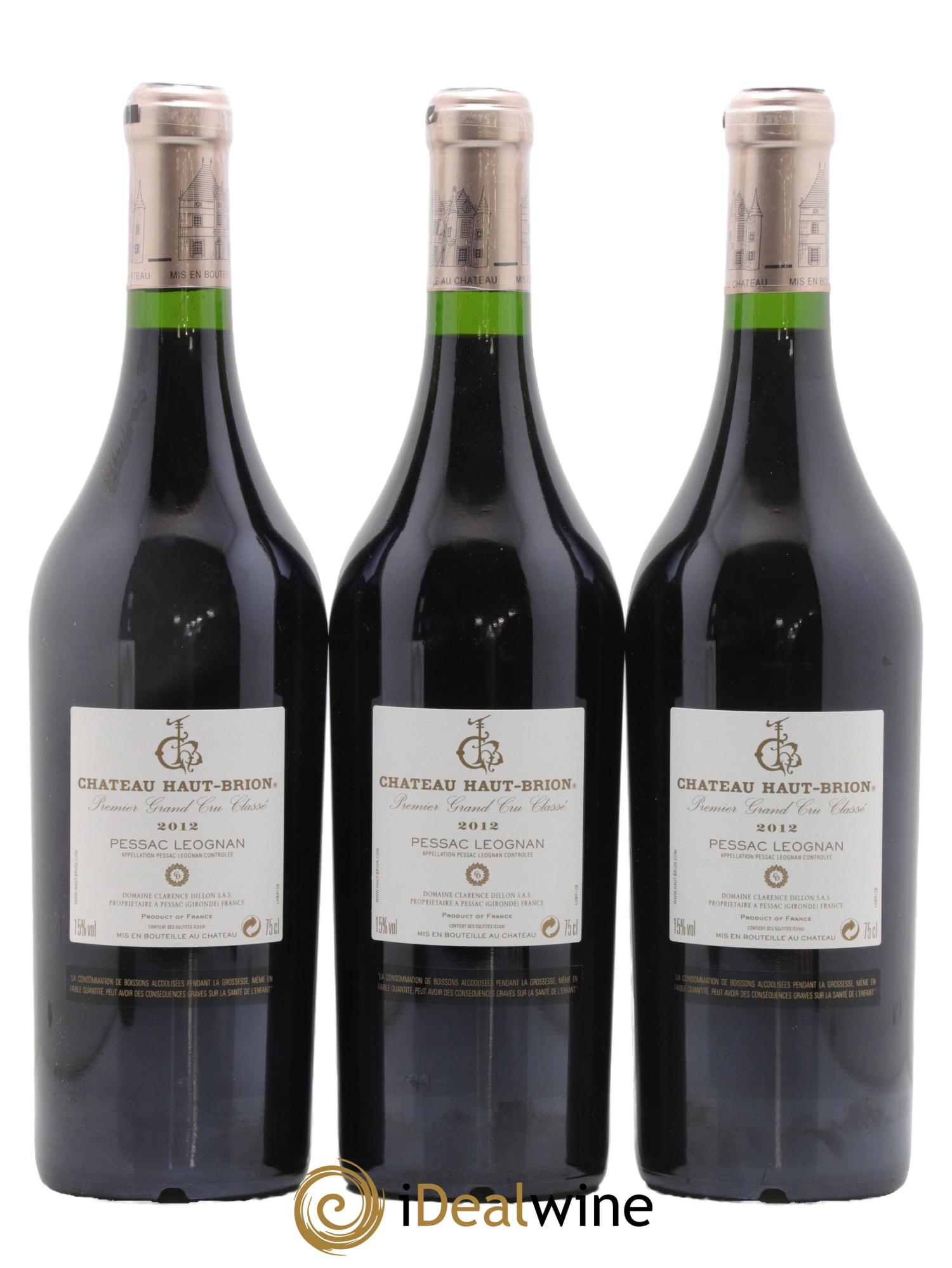 Château Haut Brion 1er Grand Cru Classé 2012 - Lotto di 12 bottiglie - 5