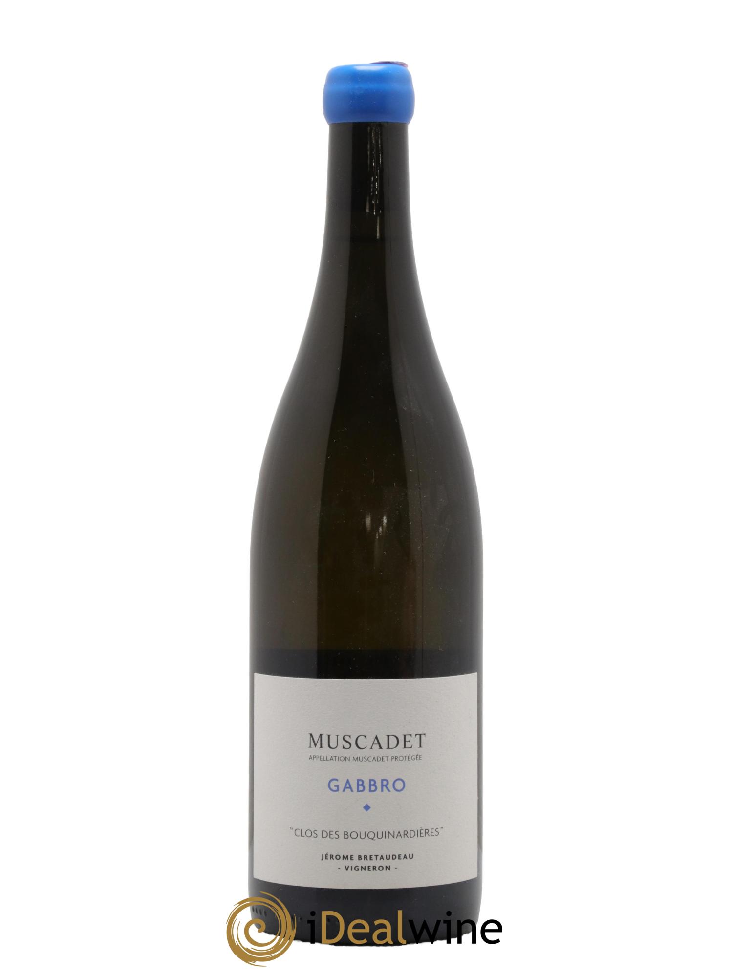 Muscadet-Sèvre-et-Maine Gabbro Clos des Bouquinardières Jérôme Bretaudeau - Domaine de Bellevue 2020 - Lot de 1 bouteille - 0