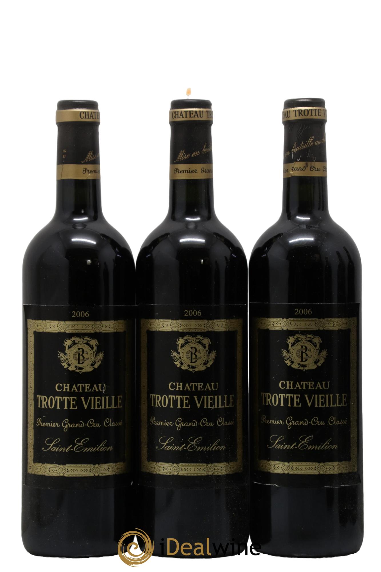 Château Trotte Vieille 1er Grand Cru Classé B  2006 - Posten von 6 Flaschen - 1
