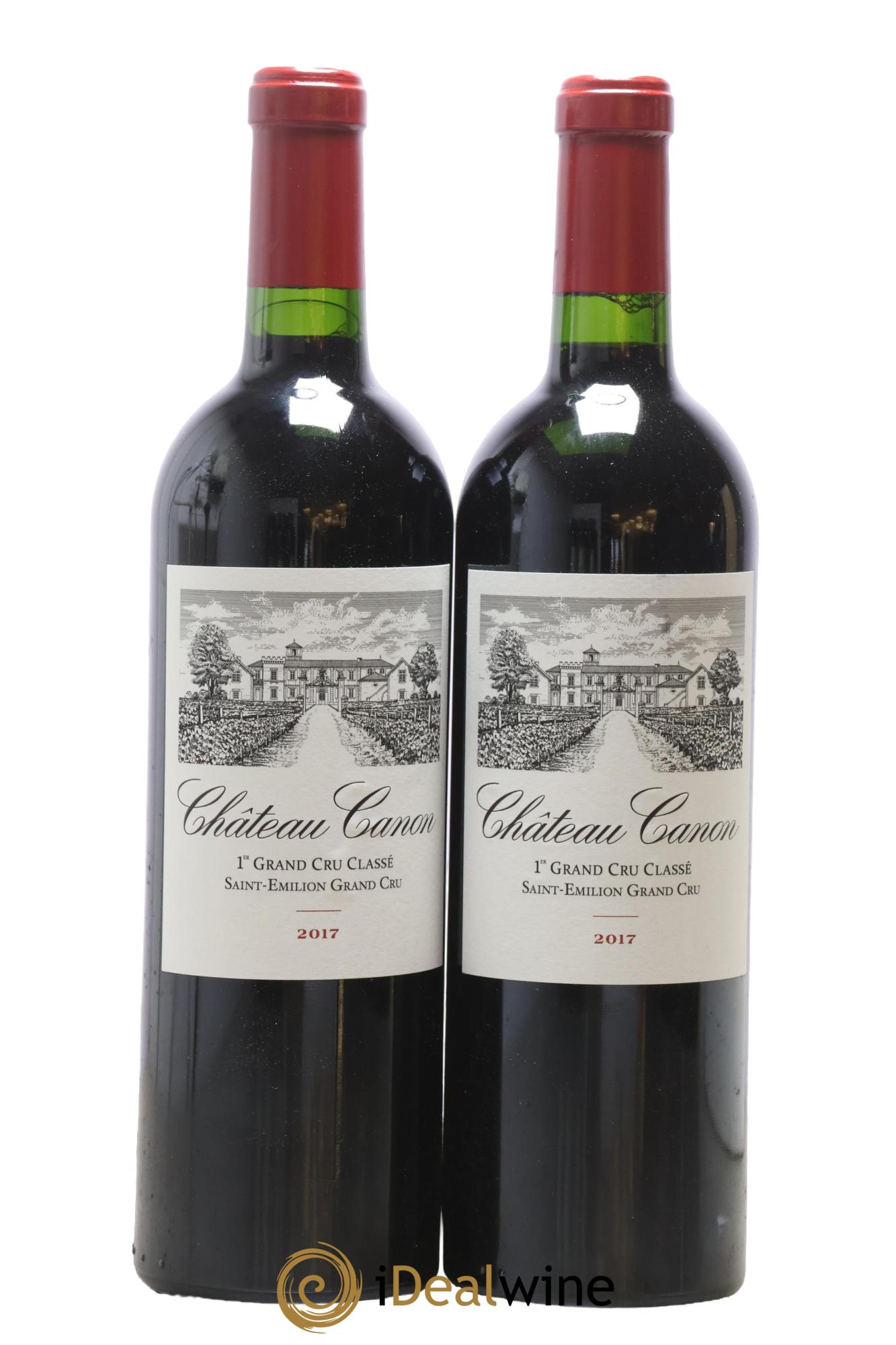 Château Canon 1er Grand Cru Classé B 2017 - Lot of 2 bottles - 0