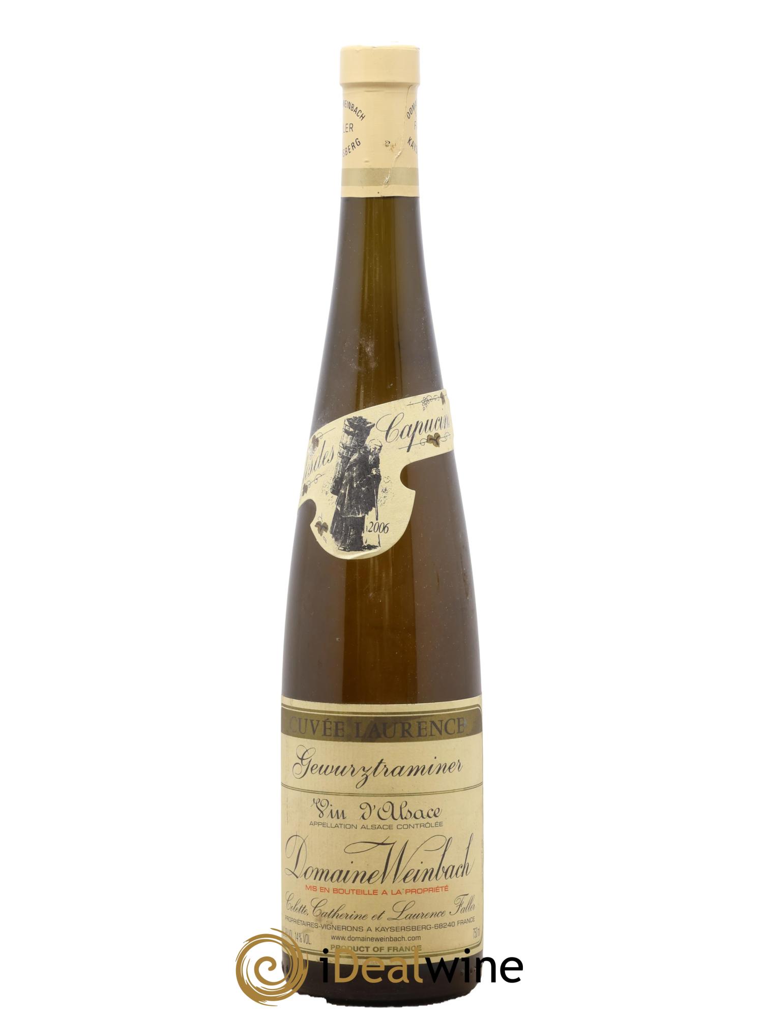 Alsace Gewurztraminer Cuvée Laurence Weinbach (Domaine) 2006 - Lot of 1 bottle - 0