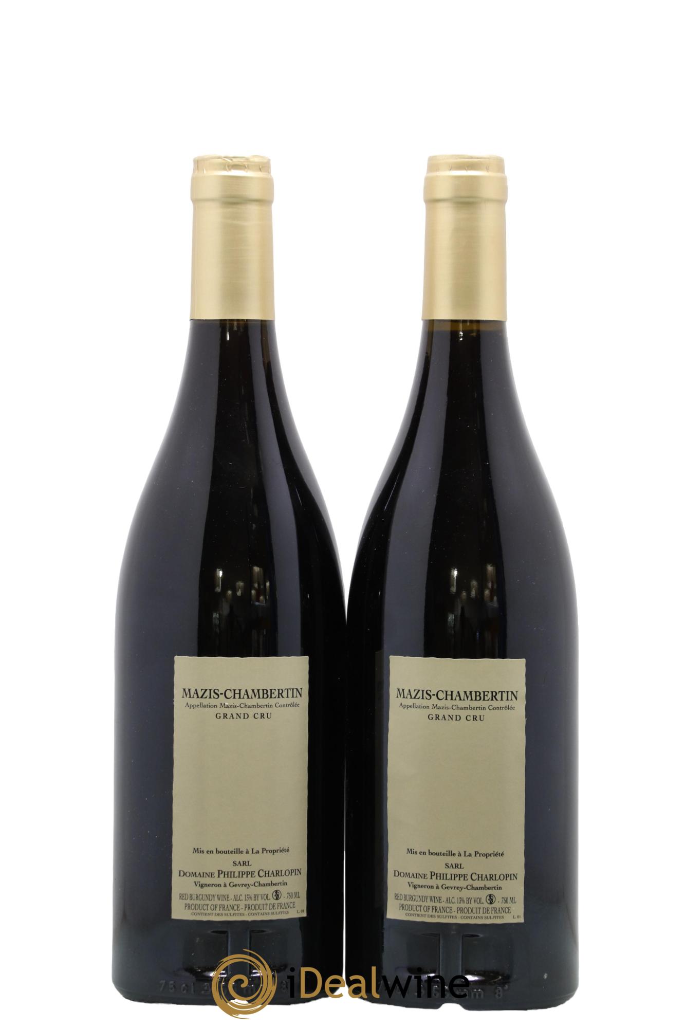 Mazis-Chambertin Grand Cru Philippe Charlopin 2016 - Lot de 2 bouteilles - 1