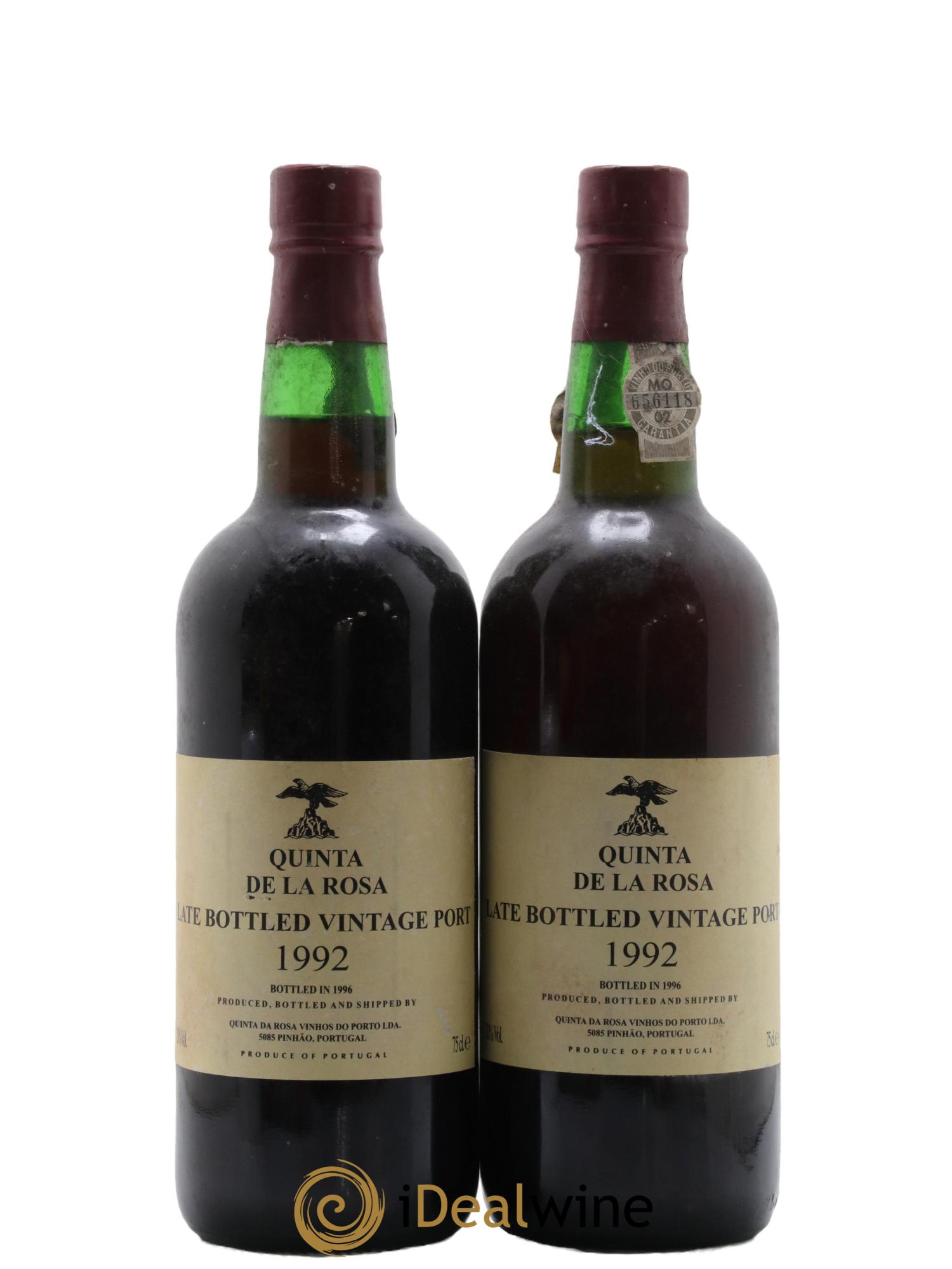Porto LBV Quinta de La Rosa 1992 - Posten von 2 Flaschen - 0
