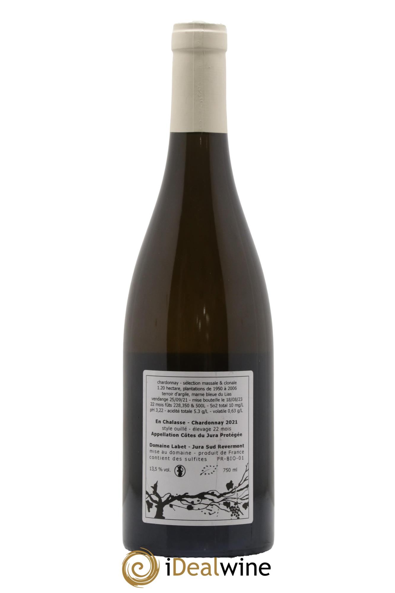 Côtes du Jura Chardonnay En Chalasse Romain - Julien  - Charline Labet 2021 - Lotto di 1 bottiglia - 1