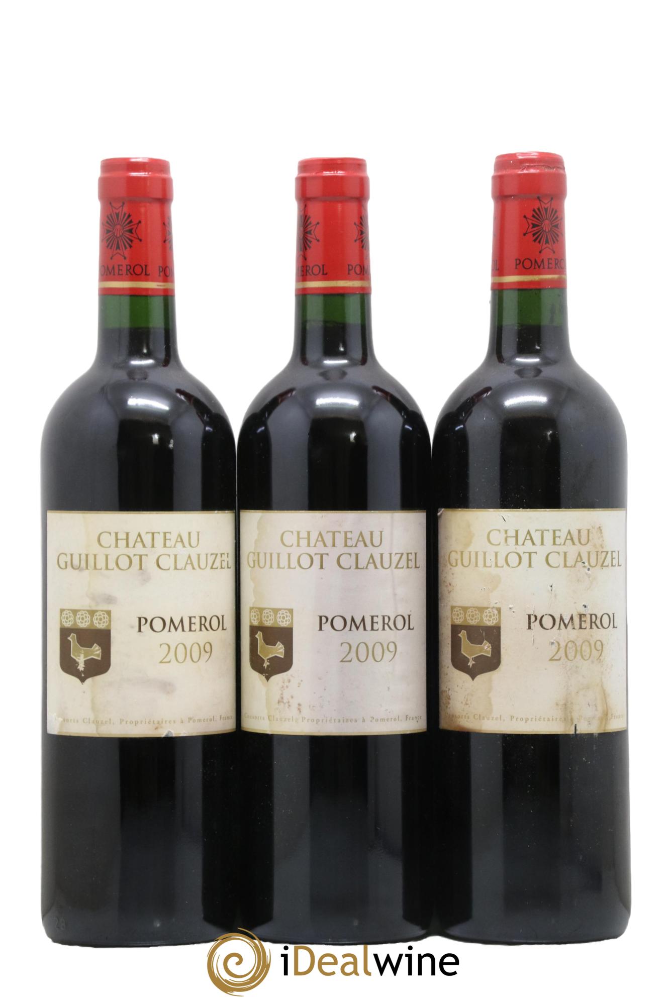 Château Guillot Clauzel 2009 - Lot de 3 bouteilles - 0