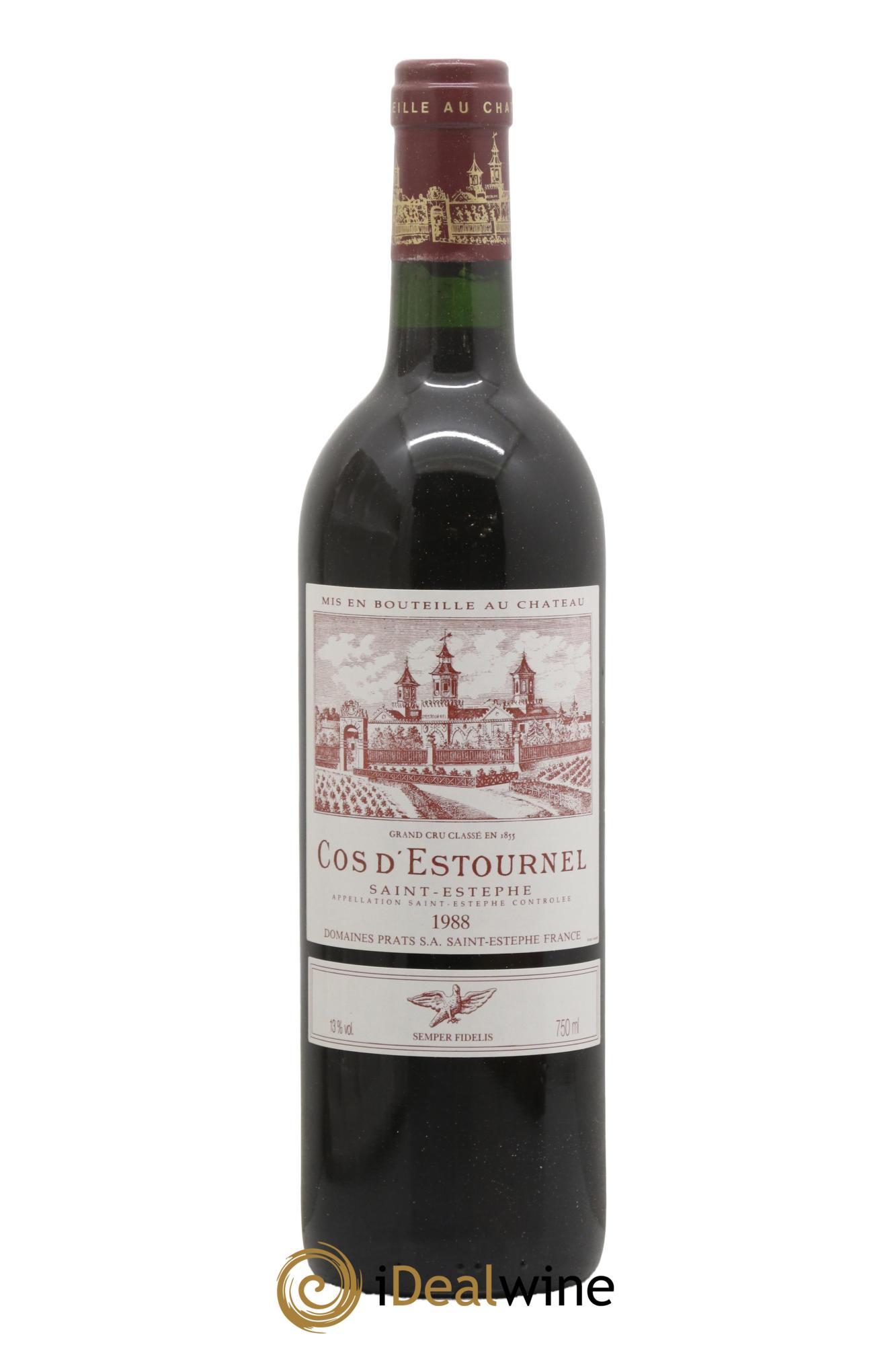 Cos d'Estournel 2ème Grand Cru Classé 1988 - Lot de 1 bouteille - 0