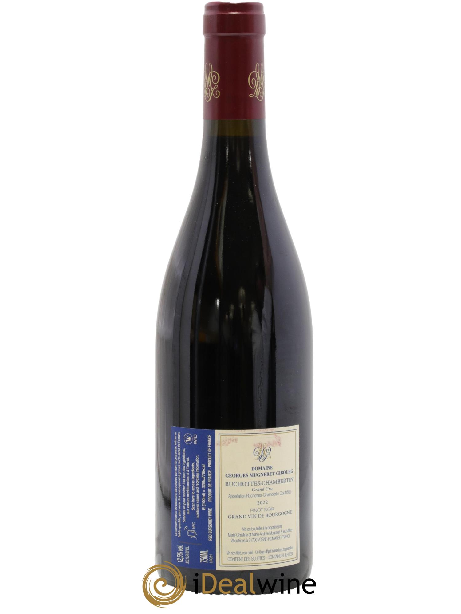 Ruchottes-Chambertin Grand Cru Mugneret-Gibourg (Domaine) 2022 - Lot de 1 bouteille - 1