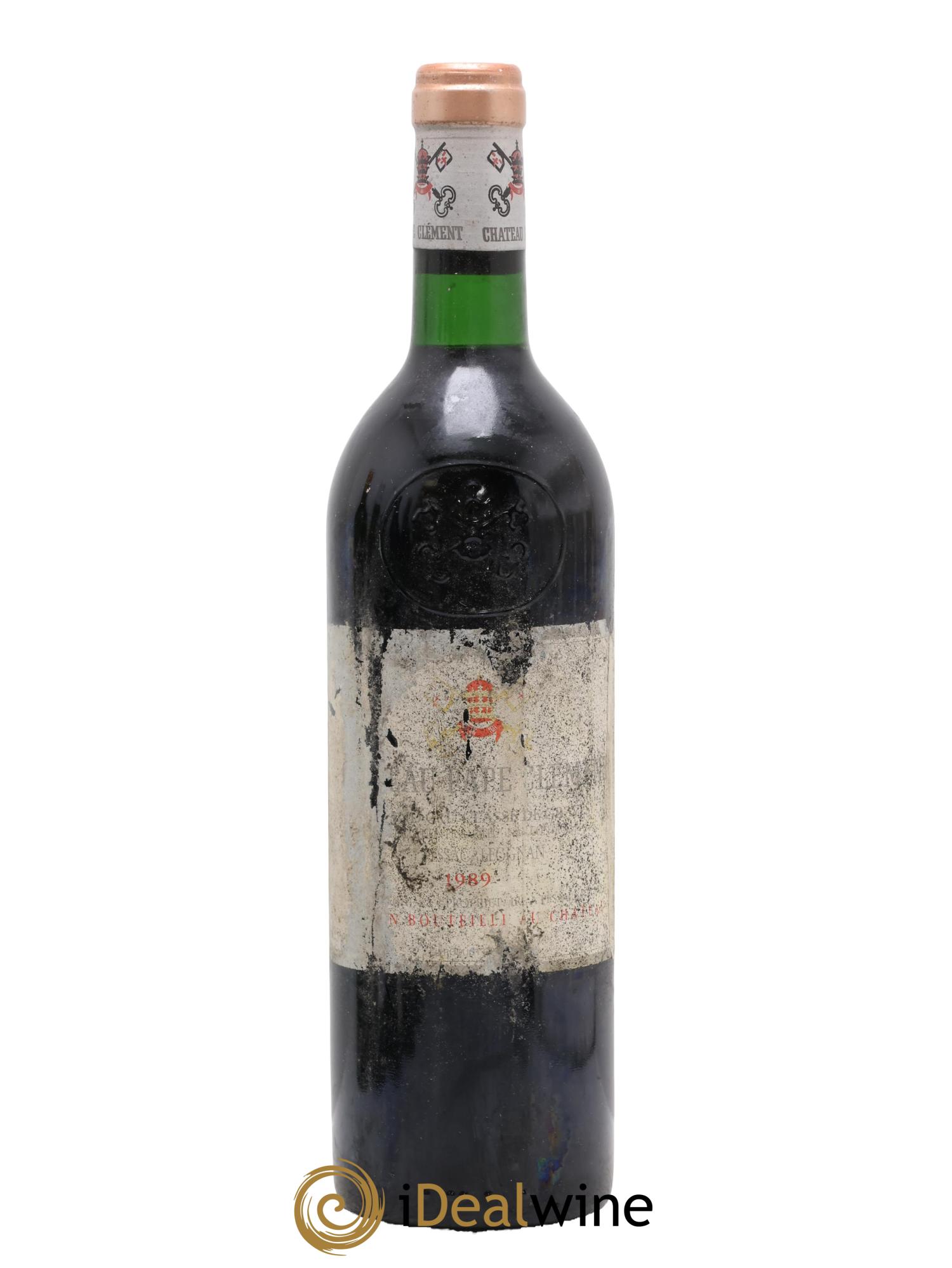 Château Pape Clément Cru Classé de Graves 1989 - Posten von 1 Flasche - 0