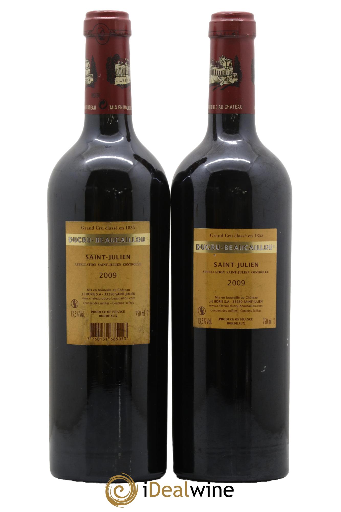 Château Ducru Beaucaillou 2ème Grand Cru Classé 2009 - Lot de 2 bouteilles - 1