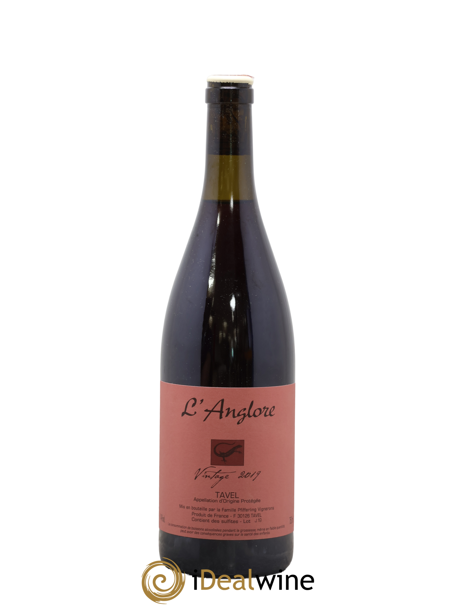 Tavel Vintage L'Anglore 2019 - Lotto di 1 bottiglia - 0