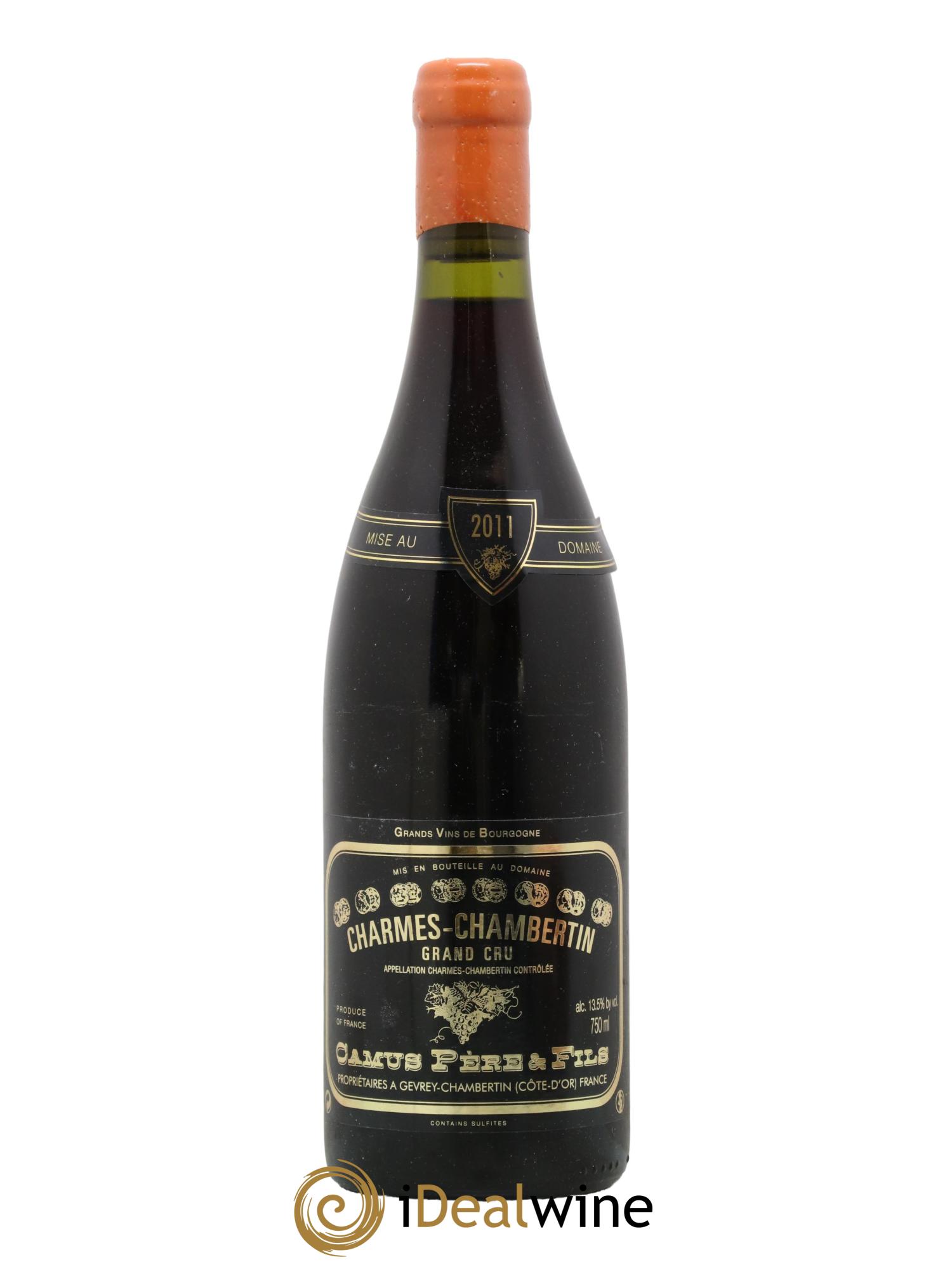 Charmes-Chambertin Grand Cru Camus Père et Fils (Domaine) 2011 - Lot de 1 bouteille - 0