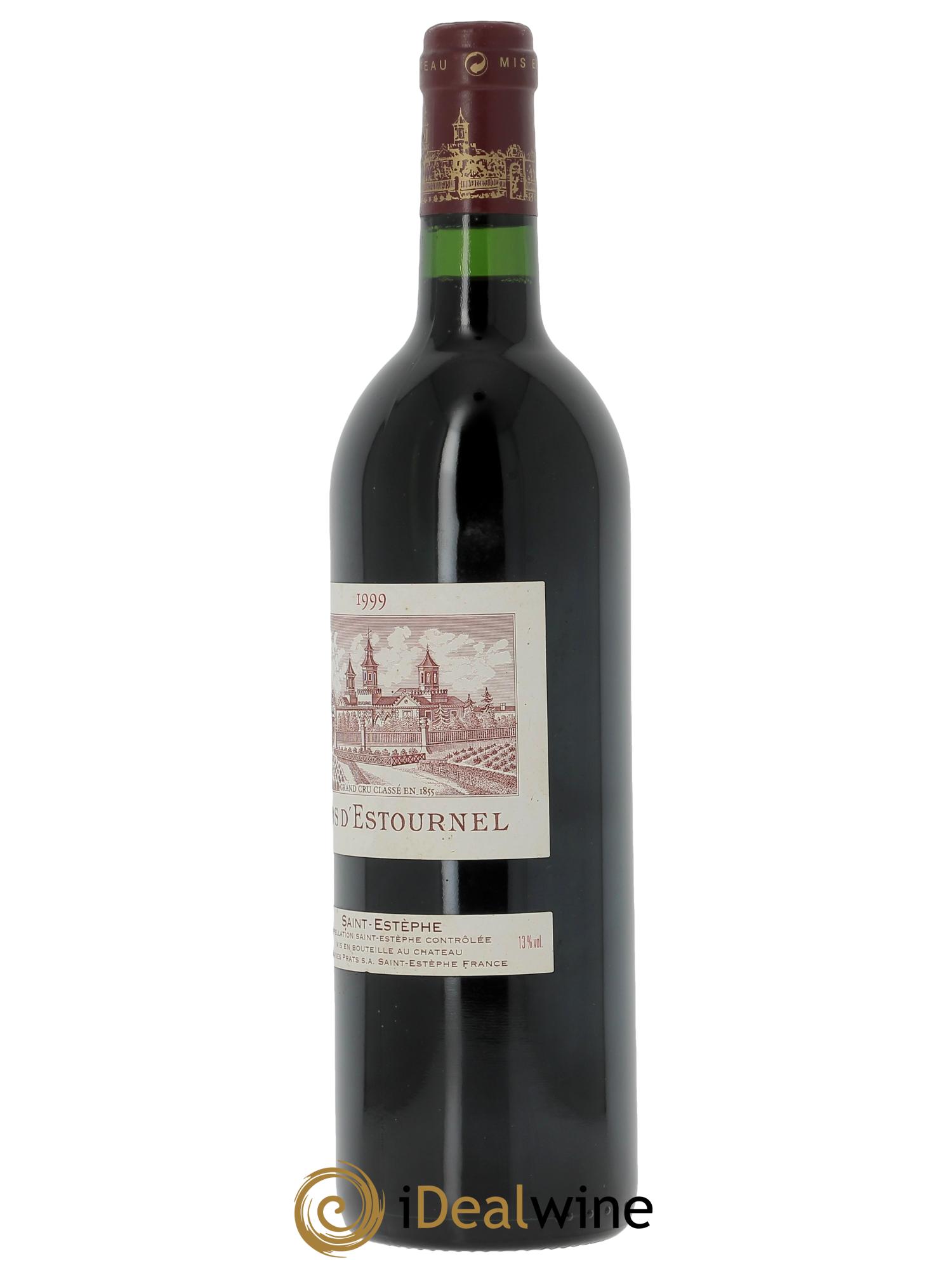 Cos d'Estournel 2ème Grand Cru Classé  1999 - Lot de 1 bouteille - 1