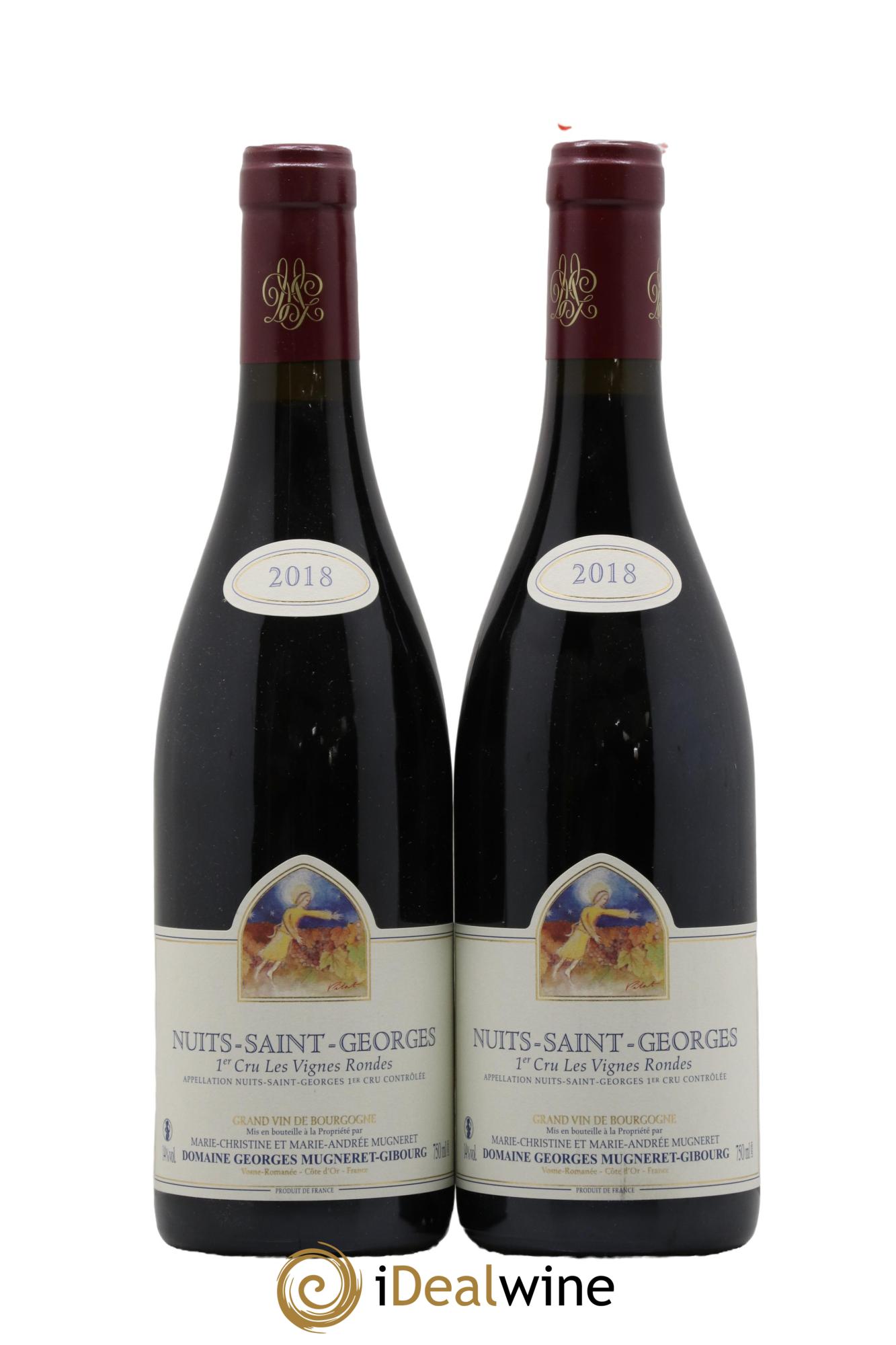 Nuits-Saint-Georges 1er Cru Les Vignes Rondes Mugneret-Gibourg (Domaine) 2018 - Lot de 2 bouteilles - 0