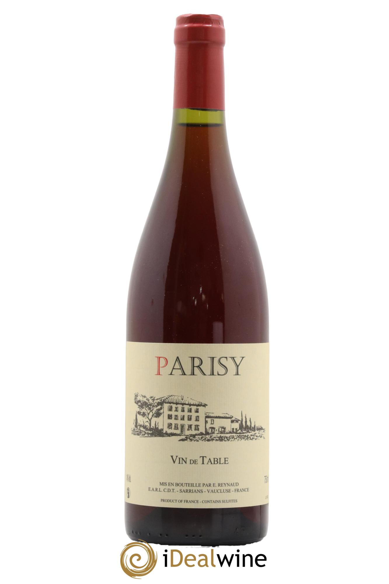 Vin de Table Parisy Emmanuel Reynaud - Posten von 1 Flasche - 0