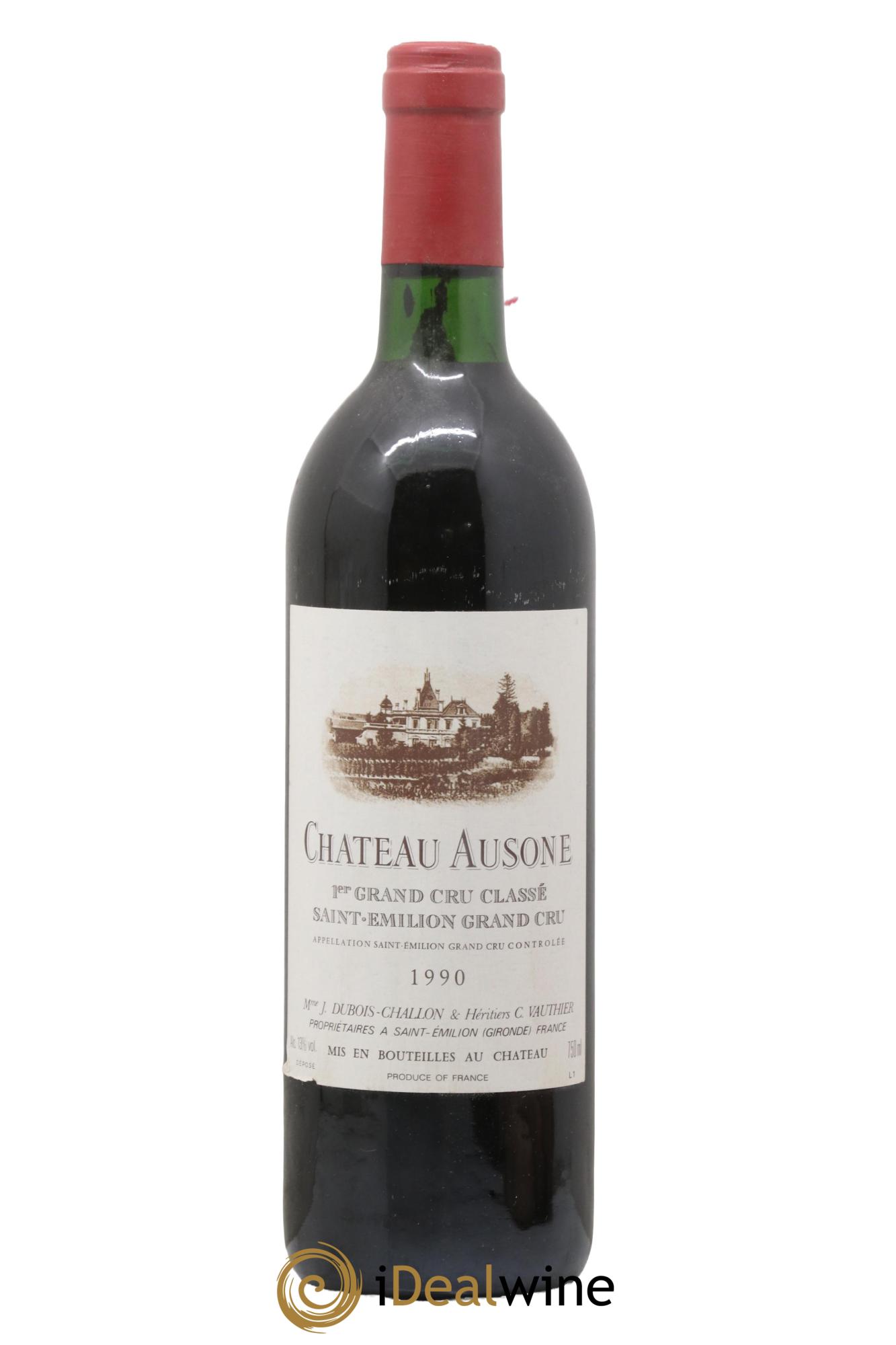 Château Ausone 1er Grand Cru Classé A 1990 - Lot of 1 bottle - 0