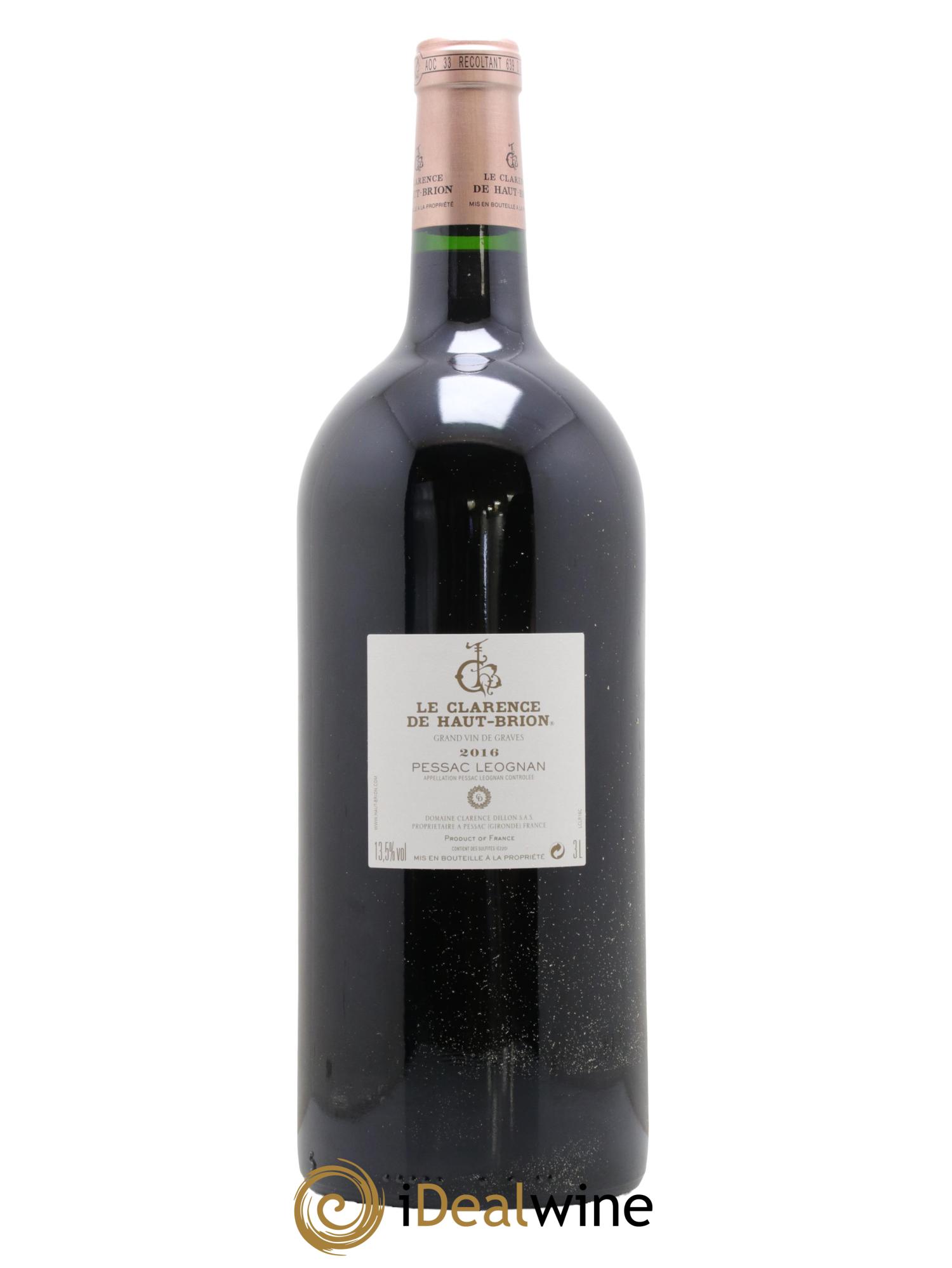 Clarence (Bahans) de Haut-Brion Second Vin 2016 - Lotto di 1 jéroboam - 1
