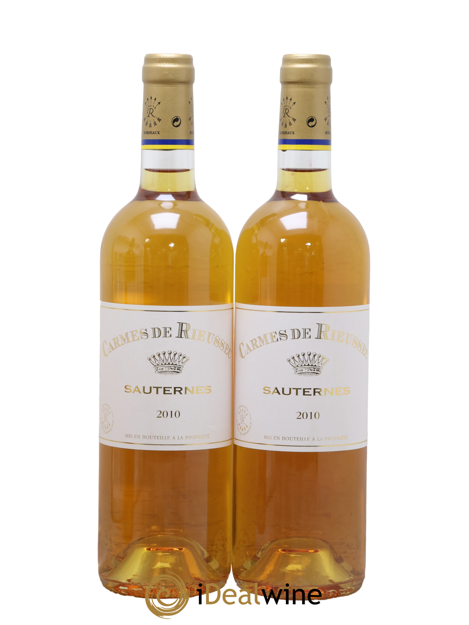 Carmes de Rieussec 2010 - Posten von 2 Flaschen - 0