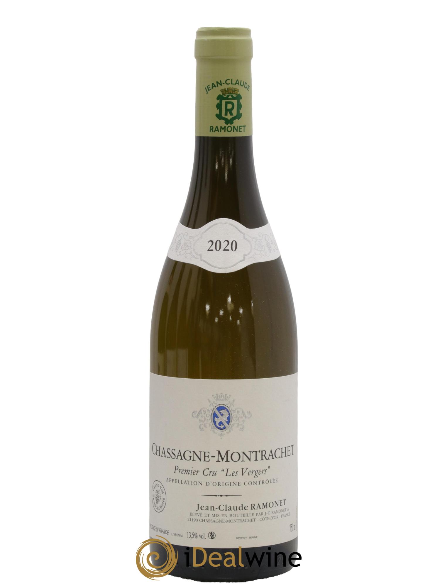 Chassagne-Montrachet 1er Cru Les Vergers Ramonet (Domaine) 2020 - Lot of 1 bottle - 0