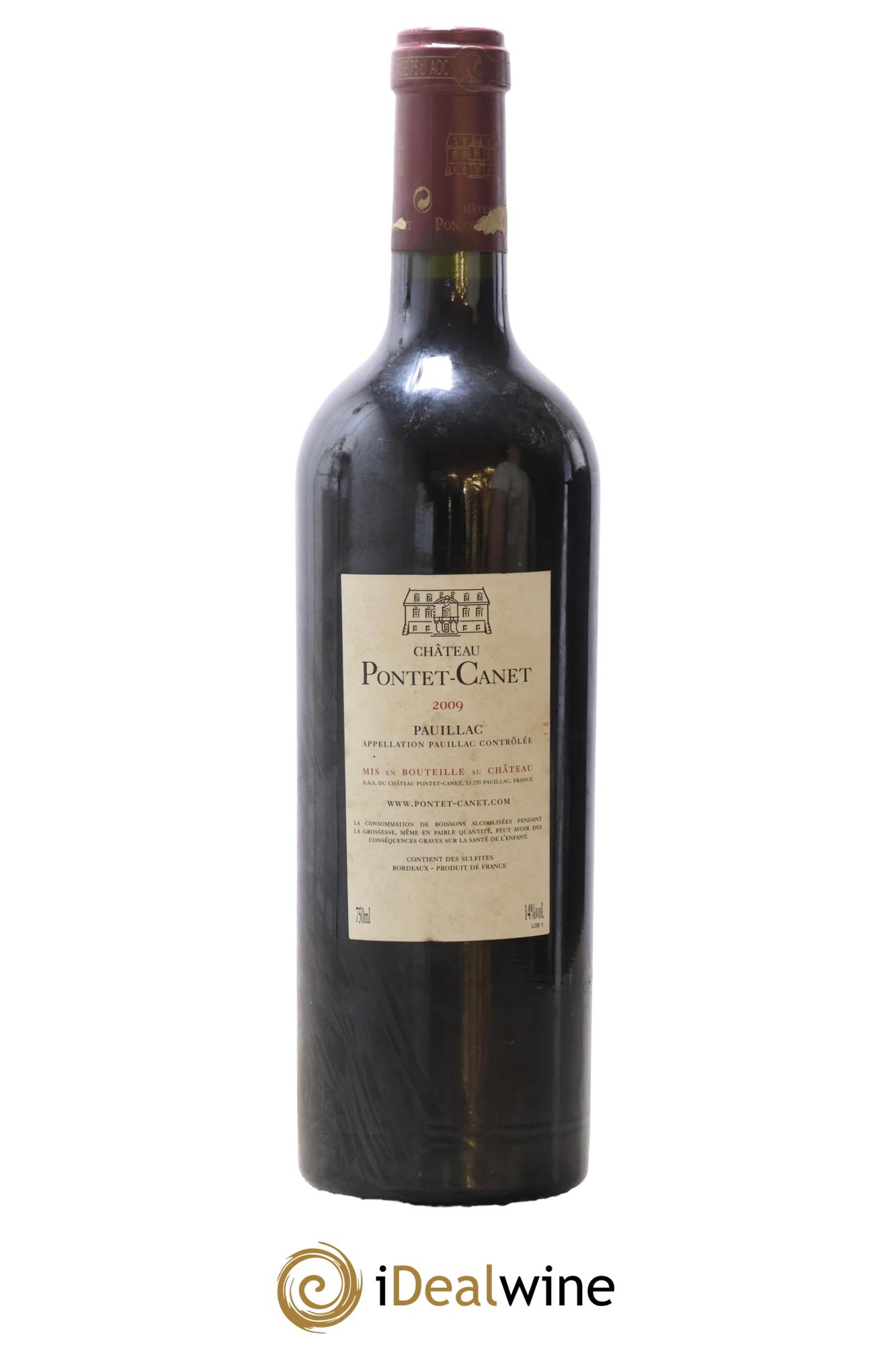 Château Pontet Canet 5ème Grand Cru Classé 2009 - Lot of 1 bottle - 1