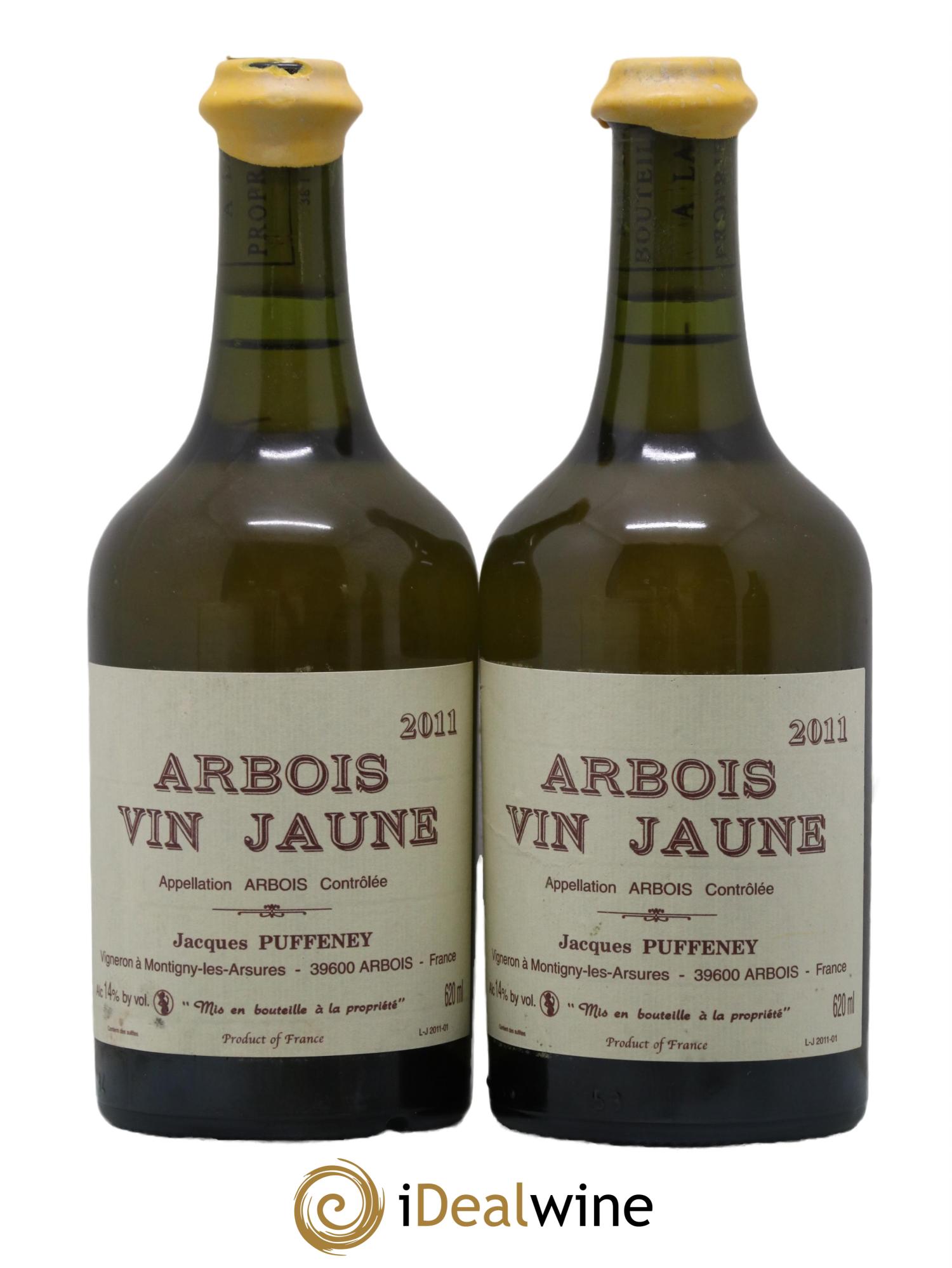 Arbois Vin Jaune Jacques Puffeney 2011 - Lot de 2 clavelins - 0