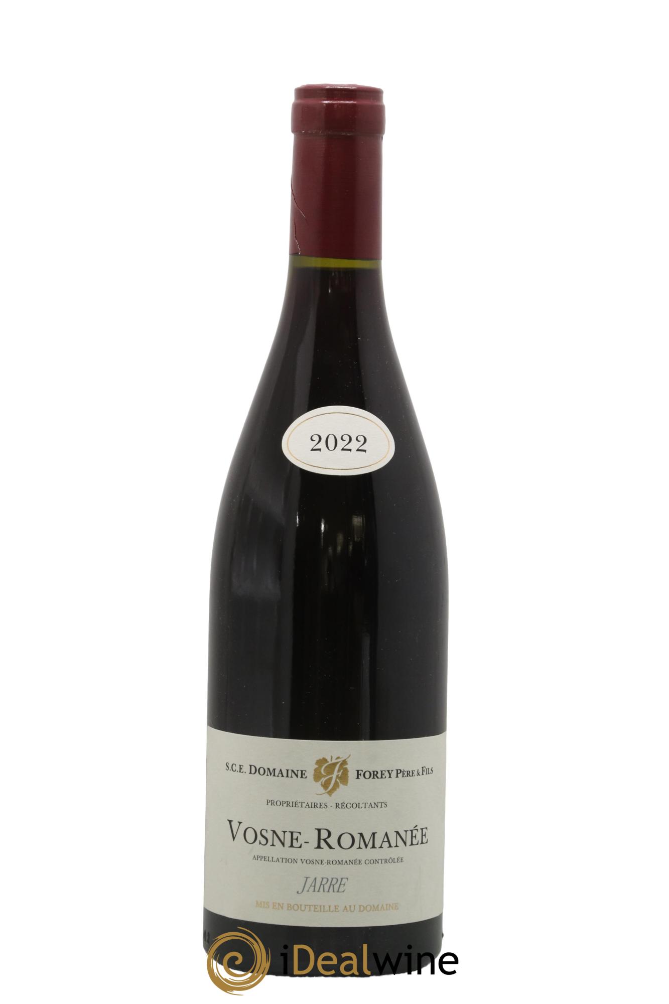 Vosne-Romanée Jarre Forey Père et Fils 2022 - Lot de 1 bouteille - 0