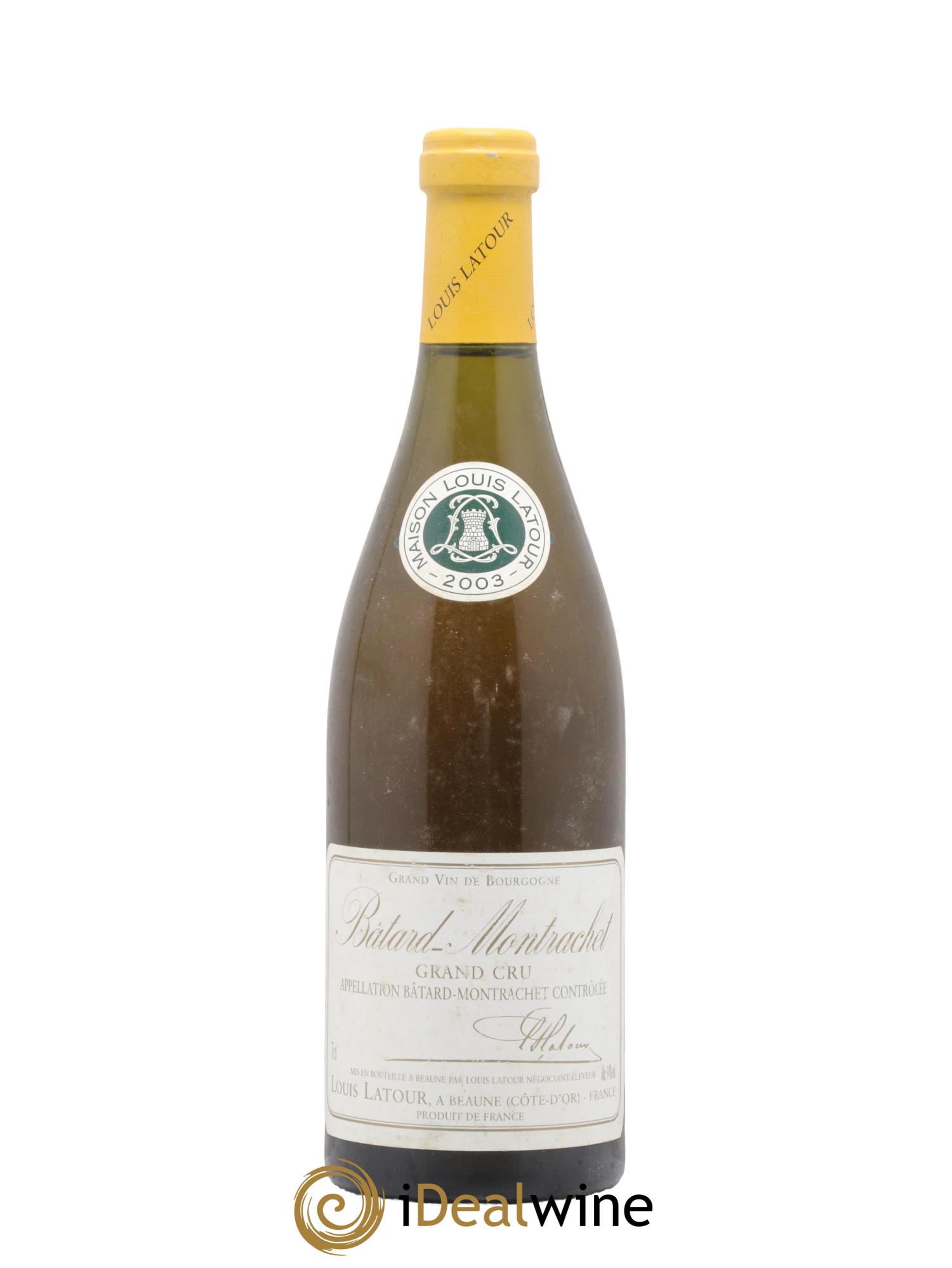 Bâtard-Montrachet Grand Cru Louis Latour 2003 - Lot of 1 bottle - 0