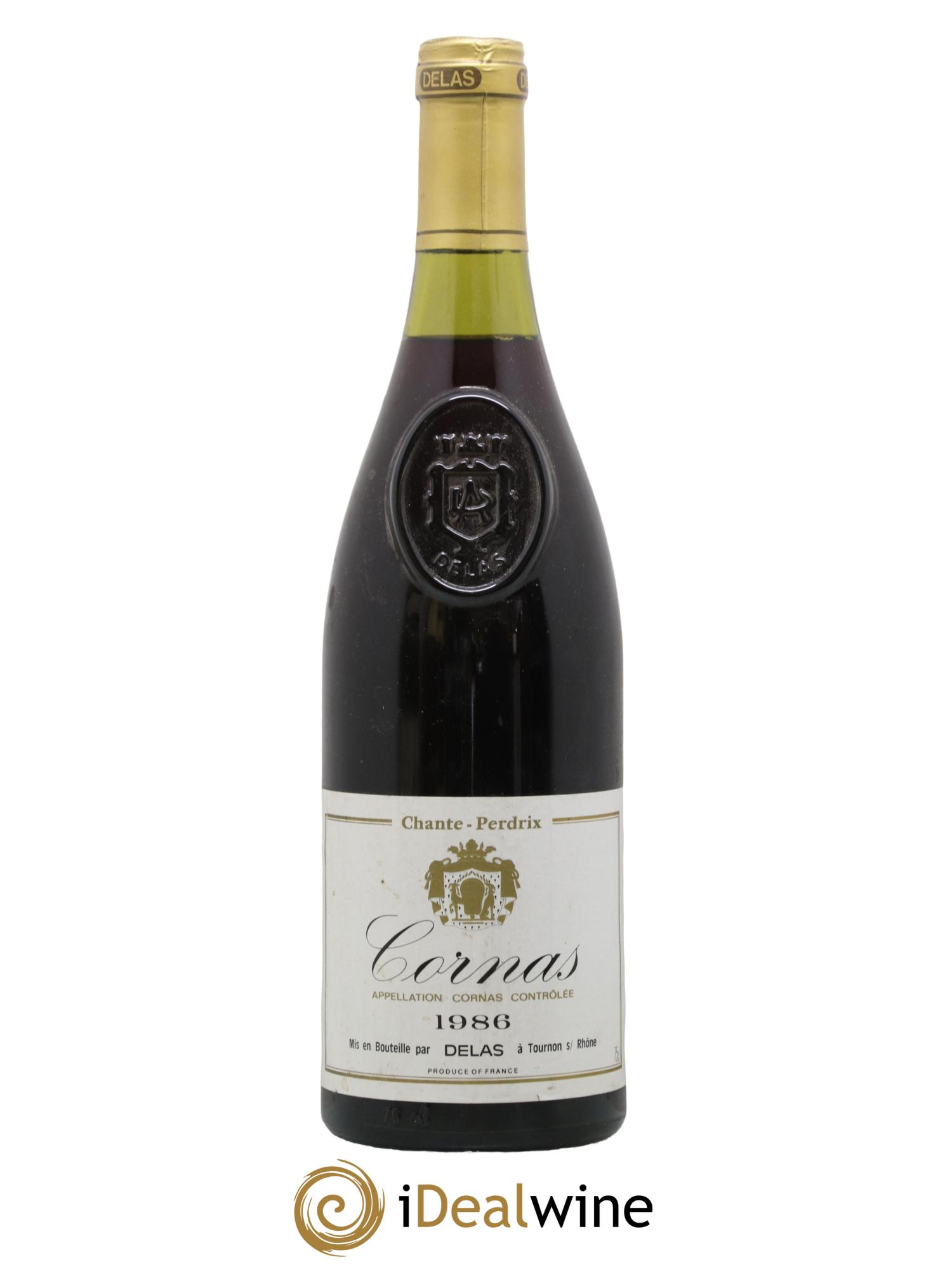 Cornas Chante-Perdrix Delas Frères 1986 - Lotto di 1 bottiglia - 0