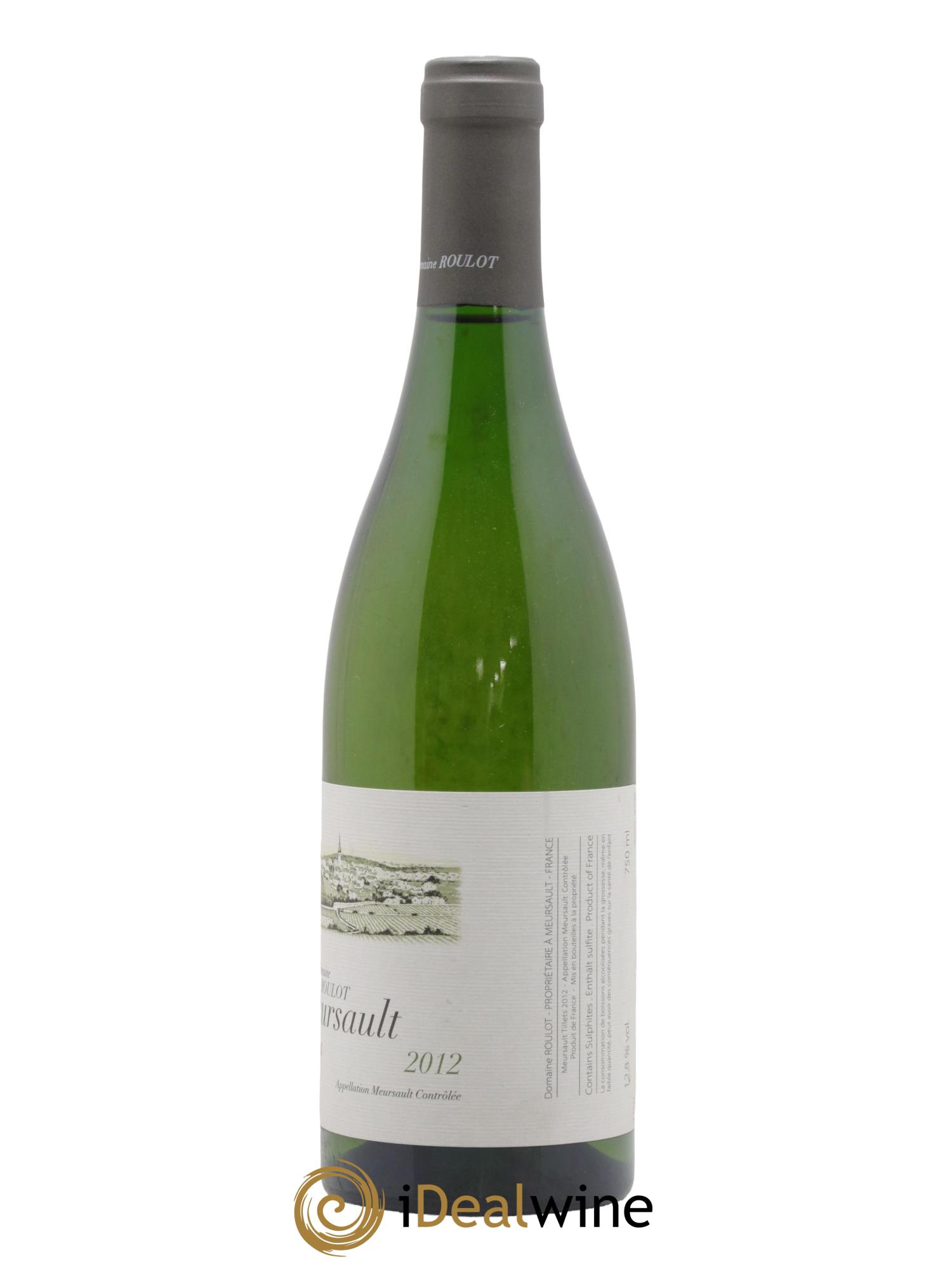 Meursault Les Tillets Roulot (Domaine) 2012 - Lot de 1 bouteille - 1