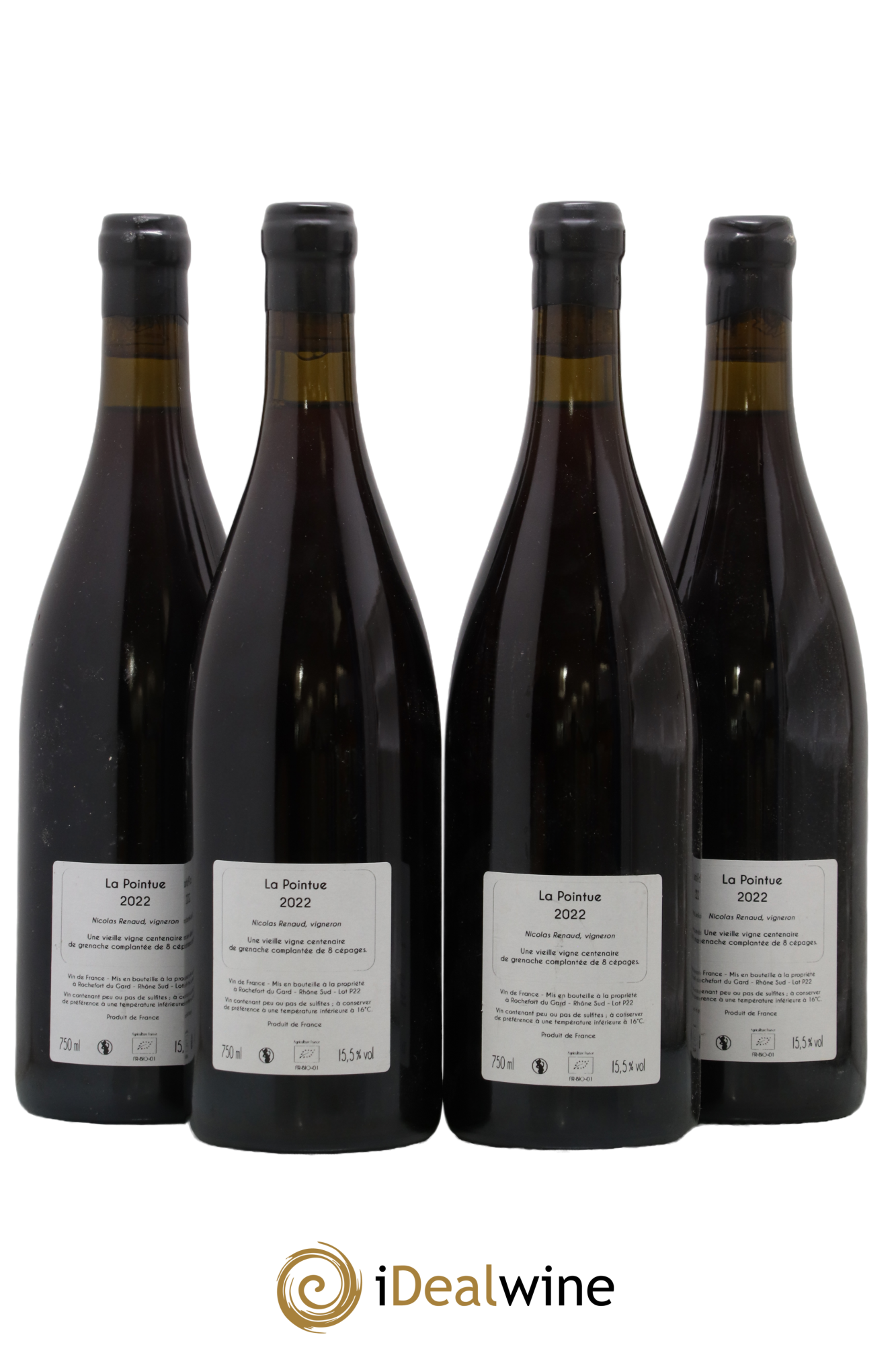 Vin de France La Pointue Clos des Grillons 2022 - Lot of 4 bottles - 1