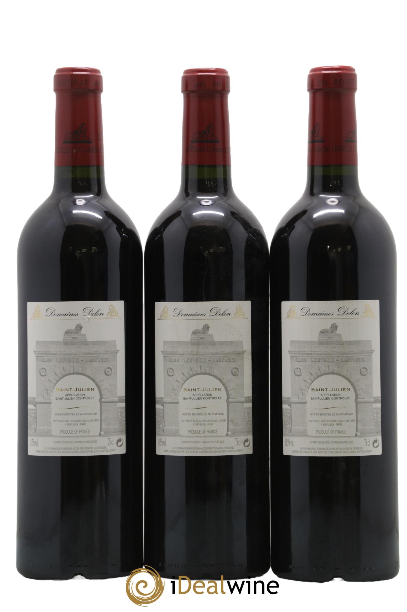 Château Léoville Las Cases 2ème Grand Cru Classé 2009 - Lot of 3 bottles - 1