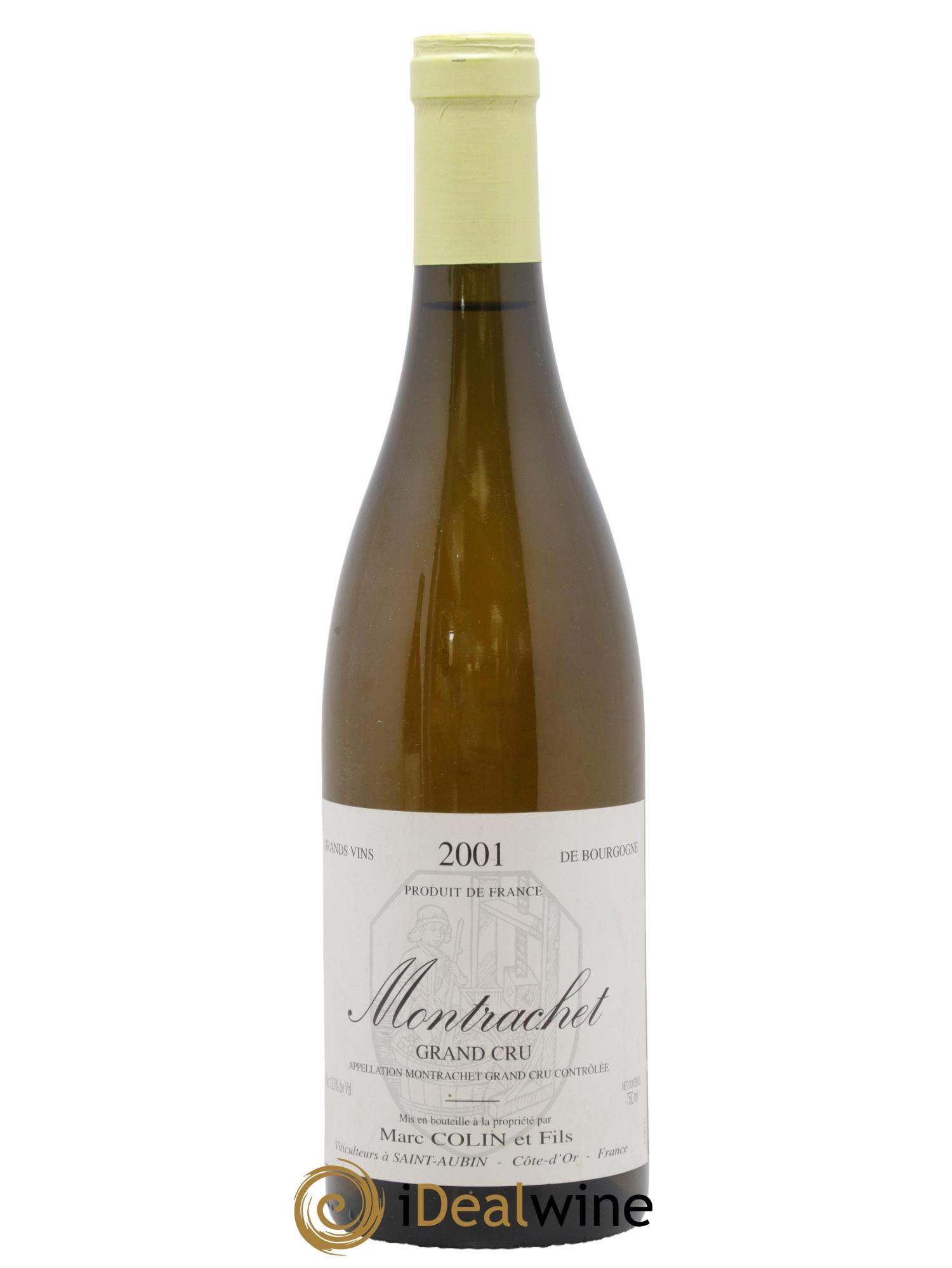 Montrachet Grand Cru Marc Colin & Fils 2001 - Lot de 1 bouteille - 0