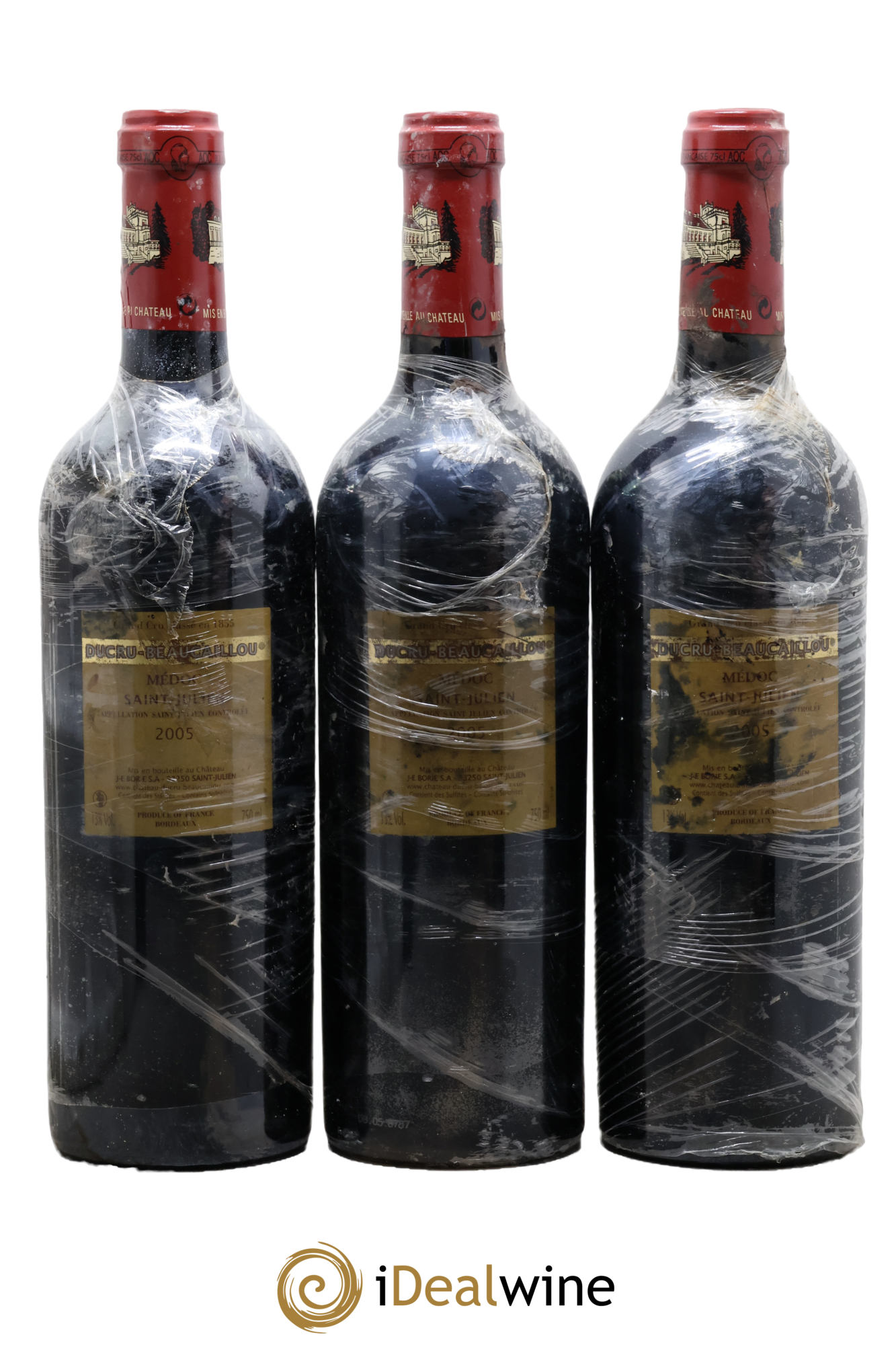 Château Ducru Beaucaillou 2ème Grand Cru Classé 2005 - Lotto di 3 bottiglie - 1