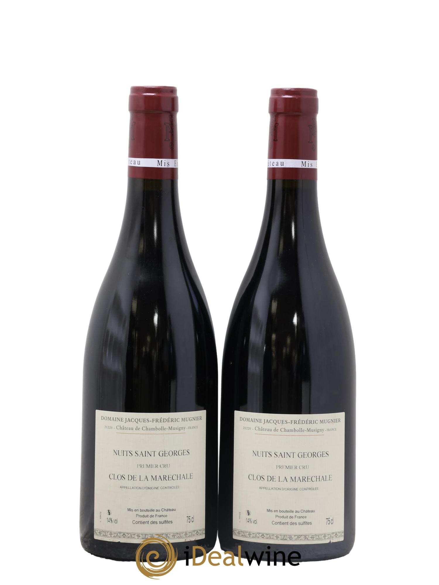 Nuits-Saint-Georges 1er Cru Clos de La Maréchale Jacques-Frédéric Mugnier 2022 - Lot de 2 bouteilles - 1