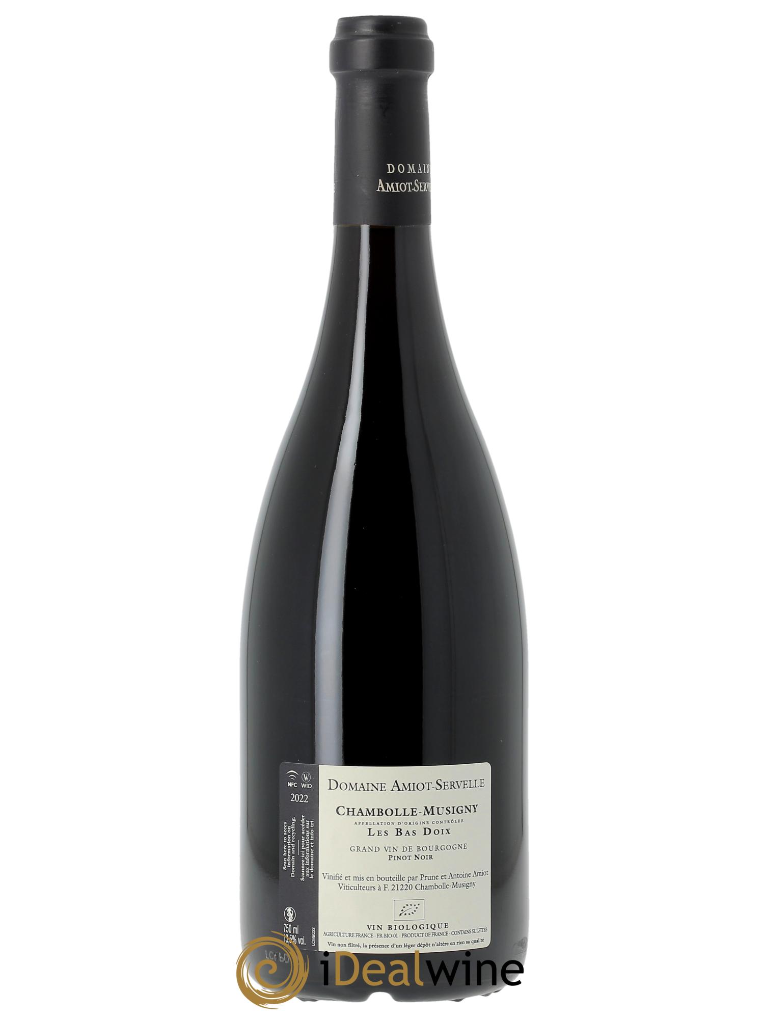 Chambolle-Musigny Les Bas Doix Amiot-Servelle  2022 - Posten von 1 Flasche - 1