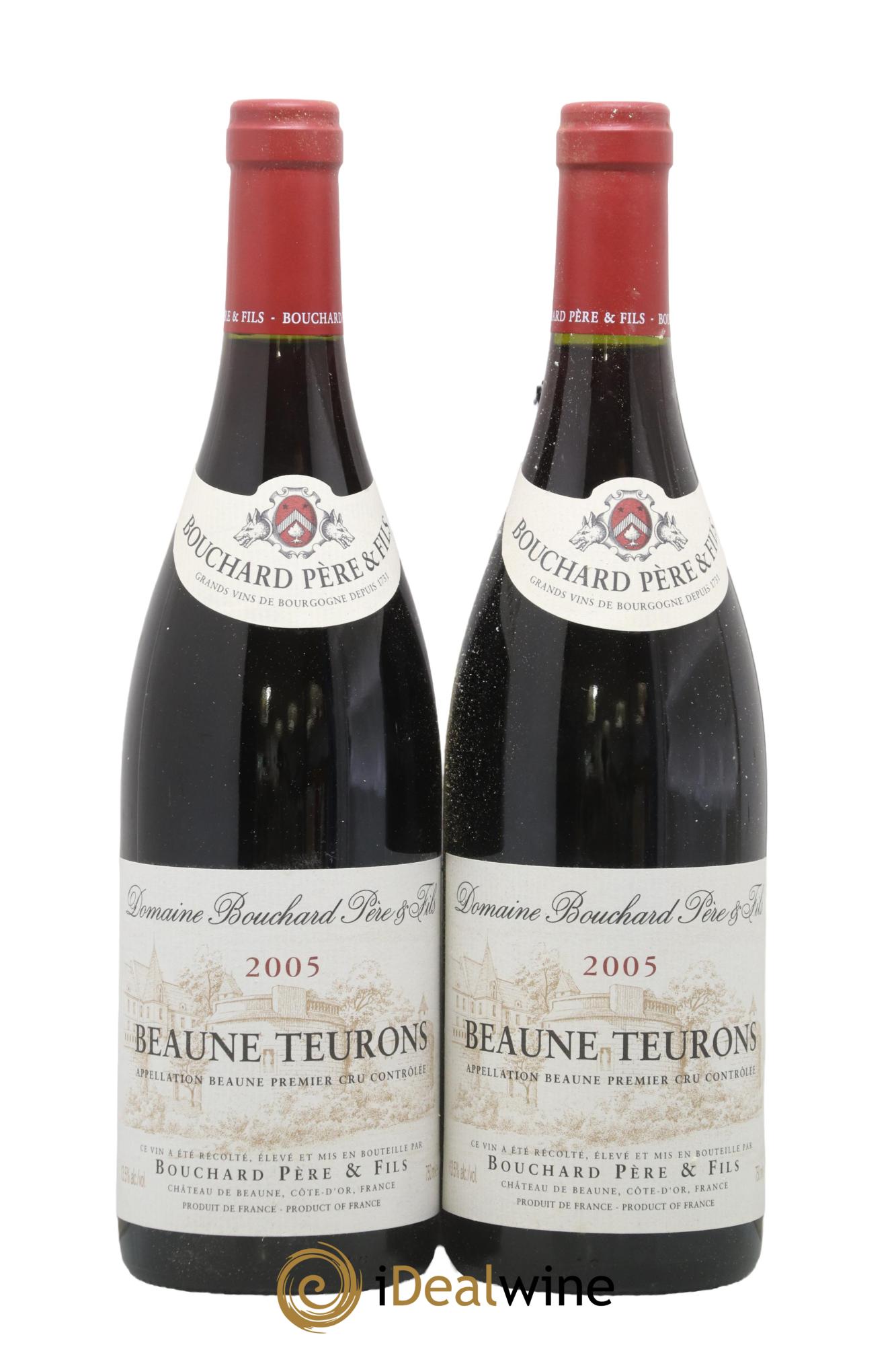 Beaune 1er Cru Teurons Bouchard Père & Fils 2005 - Lot de 2 bouteilles - 0