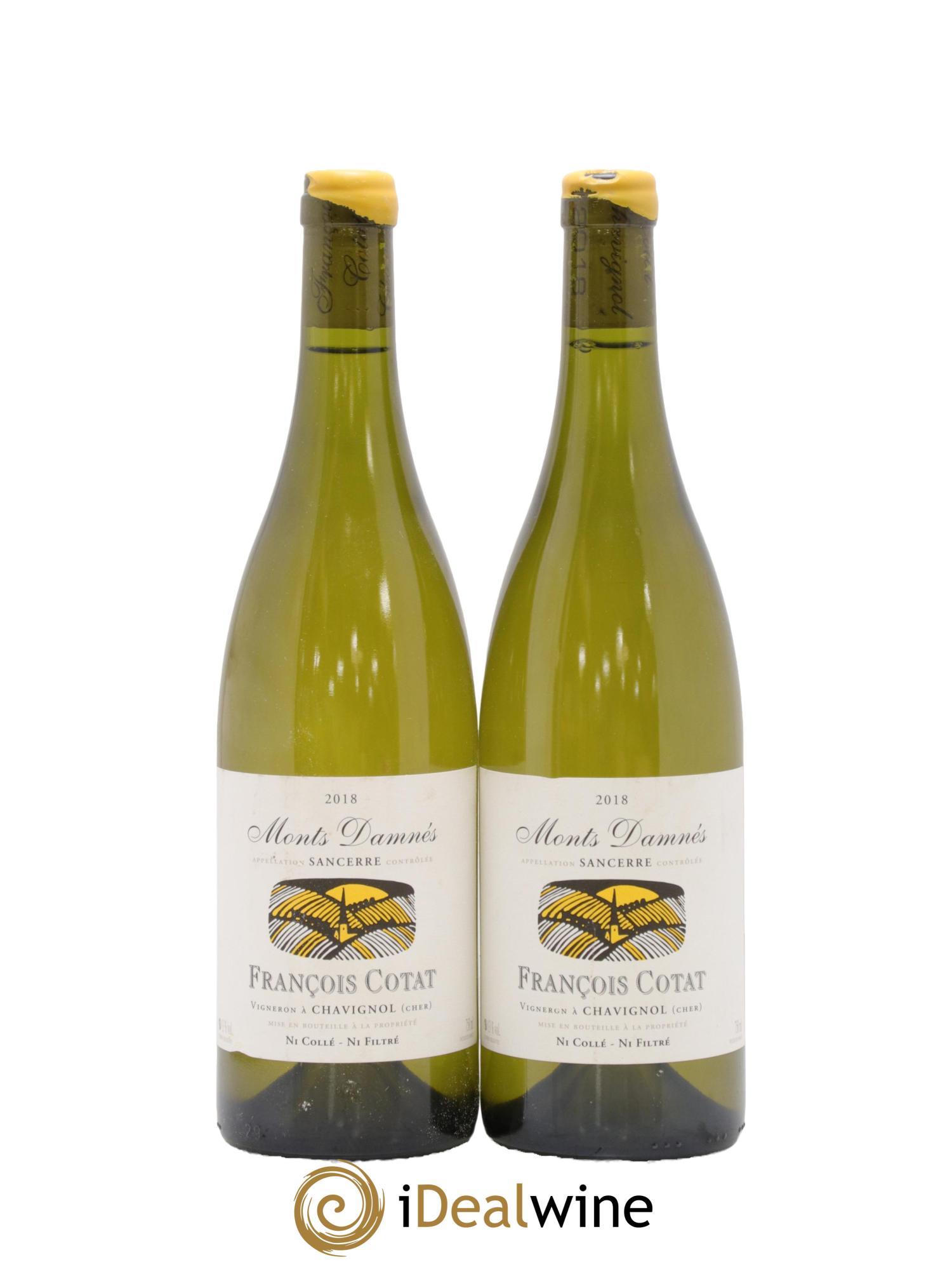 Sancerre Les Monts Damnés François Cotat 2018 - Lot de 2 bouteilles - 0