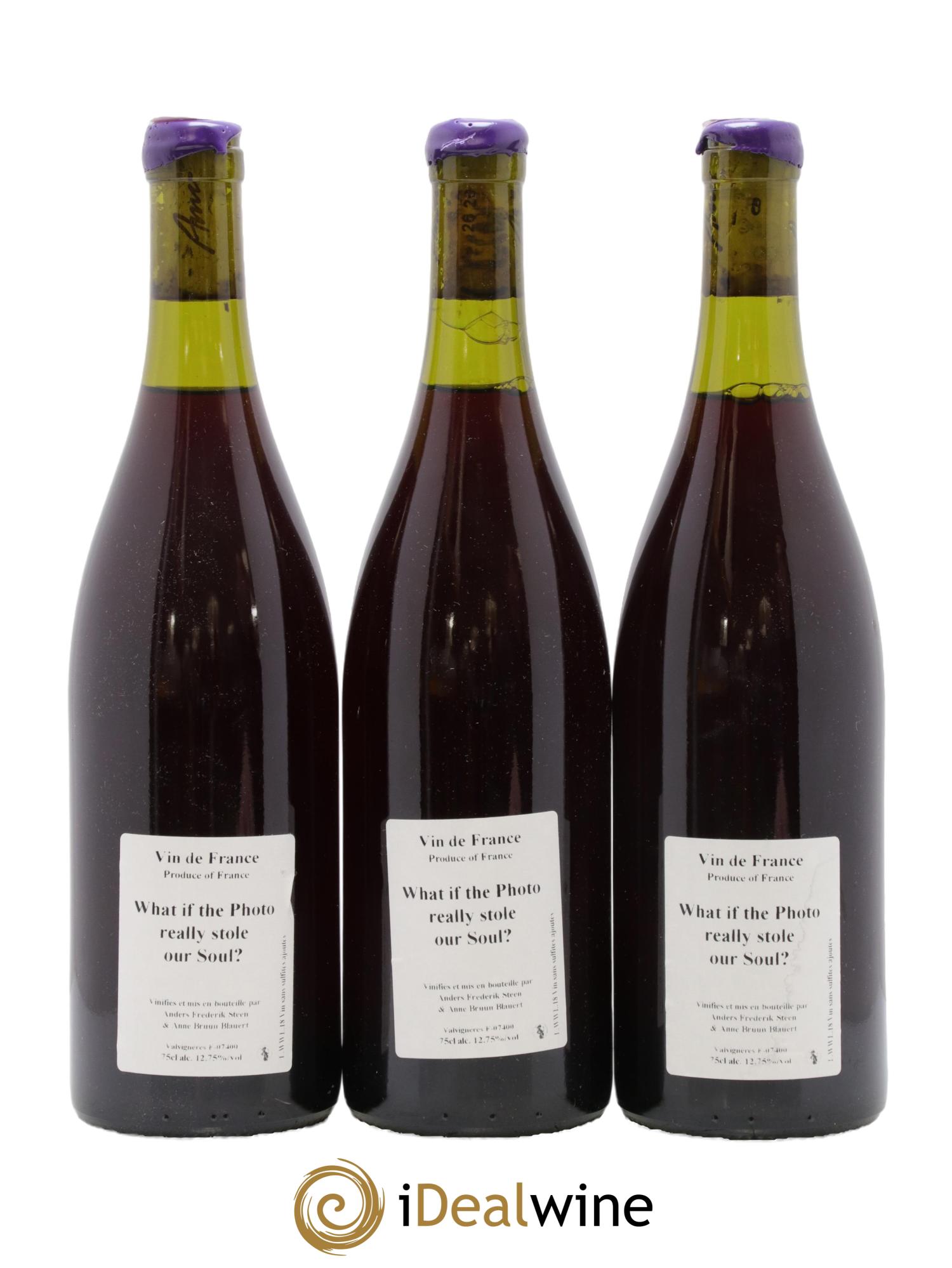 Vin de France What if The Photo Really Stole Our Soul Anders Frederik Steen 2018 - Lotto di 3 bottiglie - 0