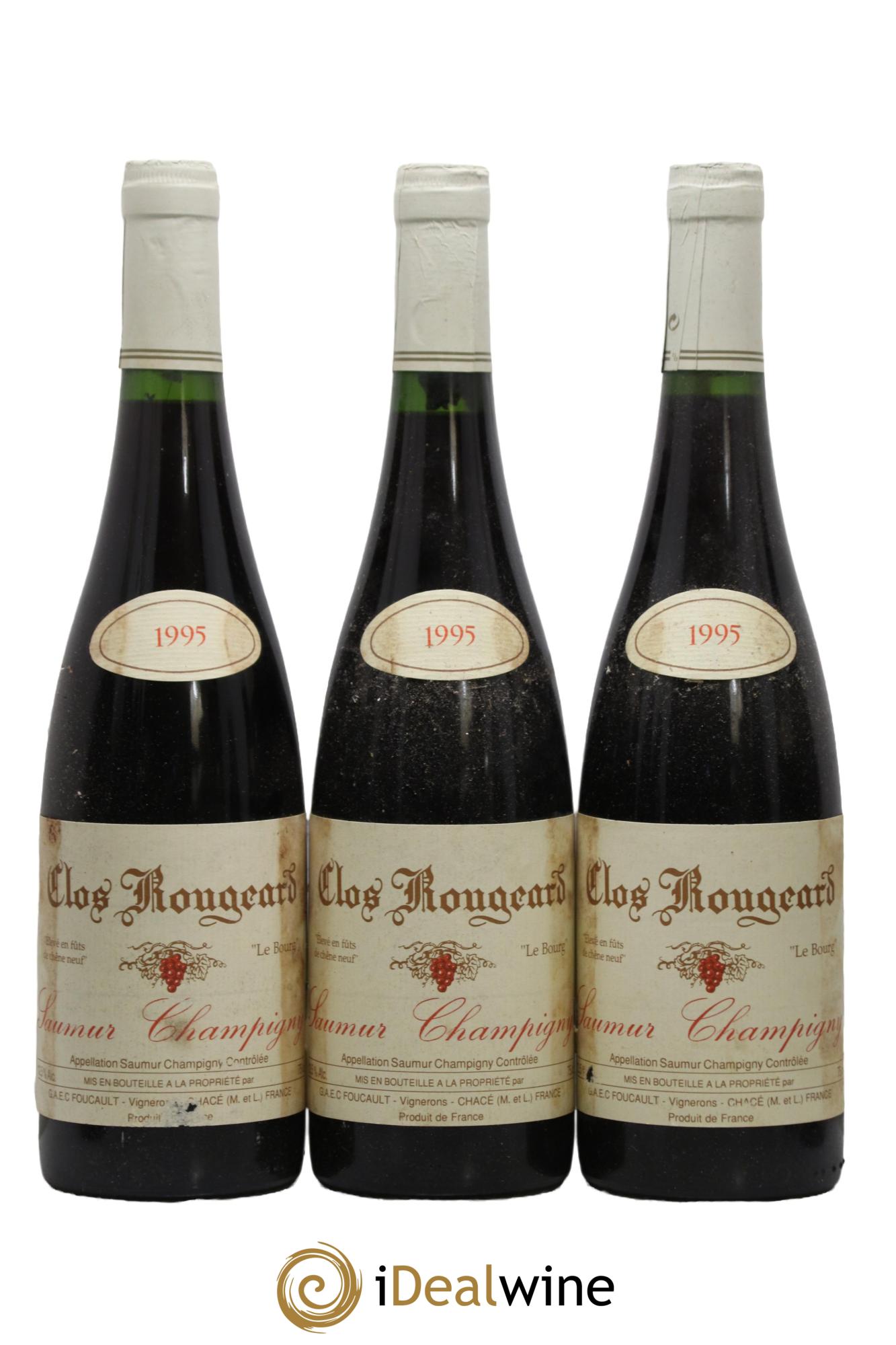 Saumur-Champigny Le Bourg Clos Rougeard  1995 - Lot de 12 bouteilles - 2