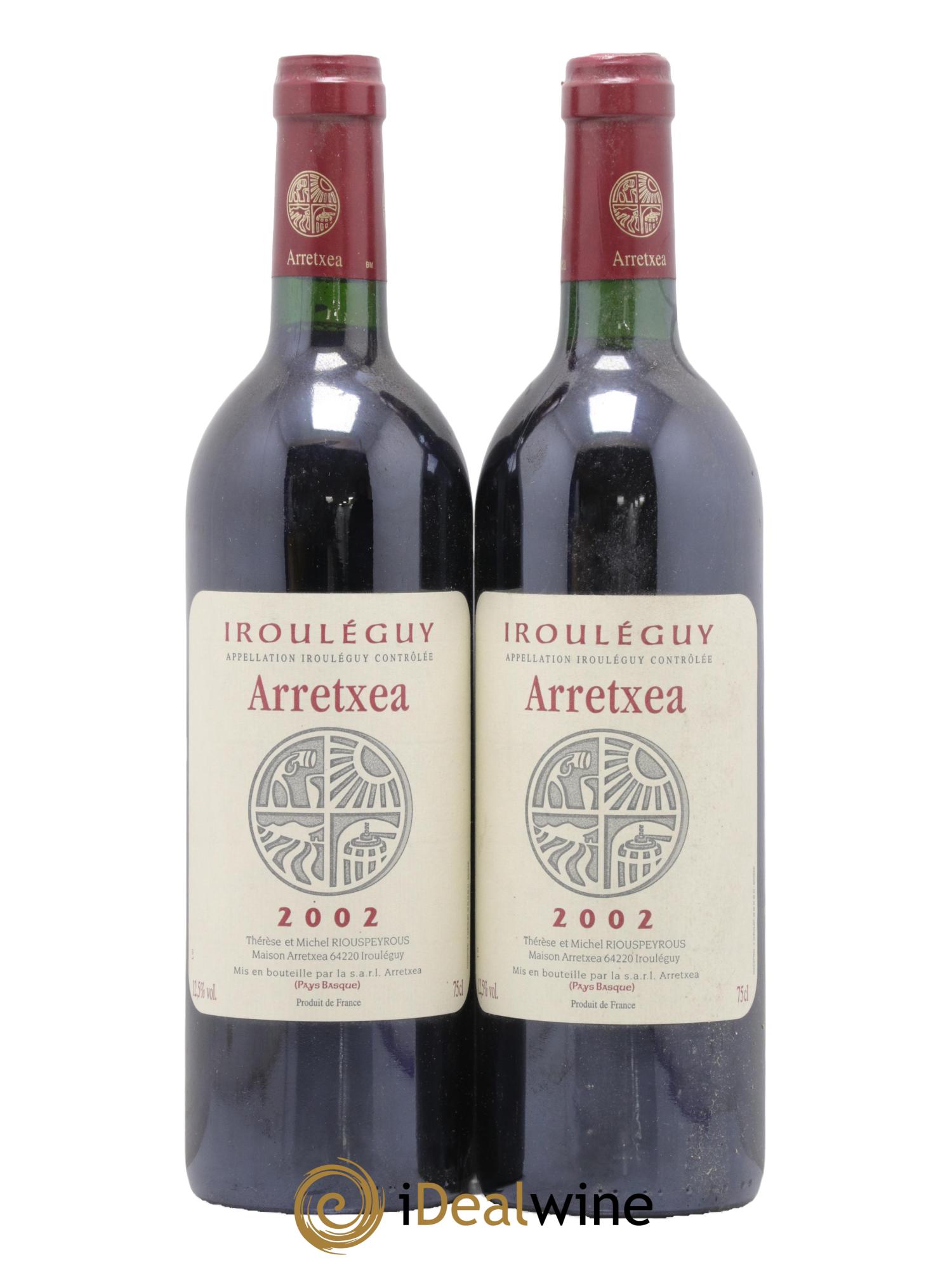 Irouléguy Tradition Arretxea (Domaine) 2002 - Lot de 2 bouteilles - 0